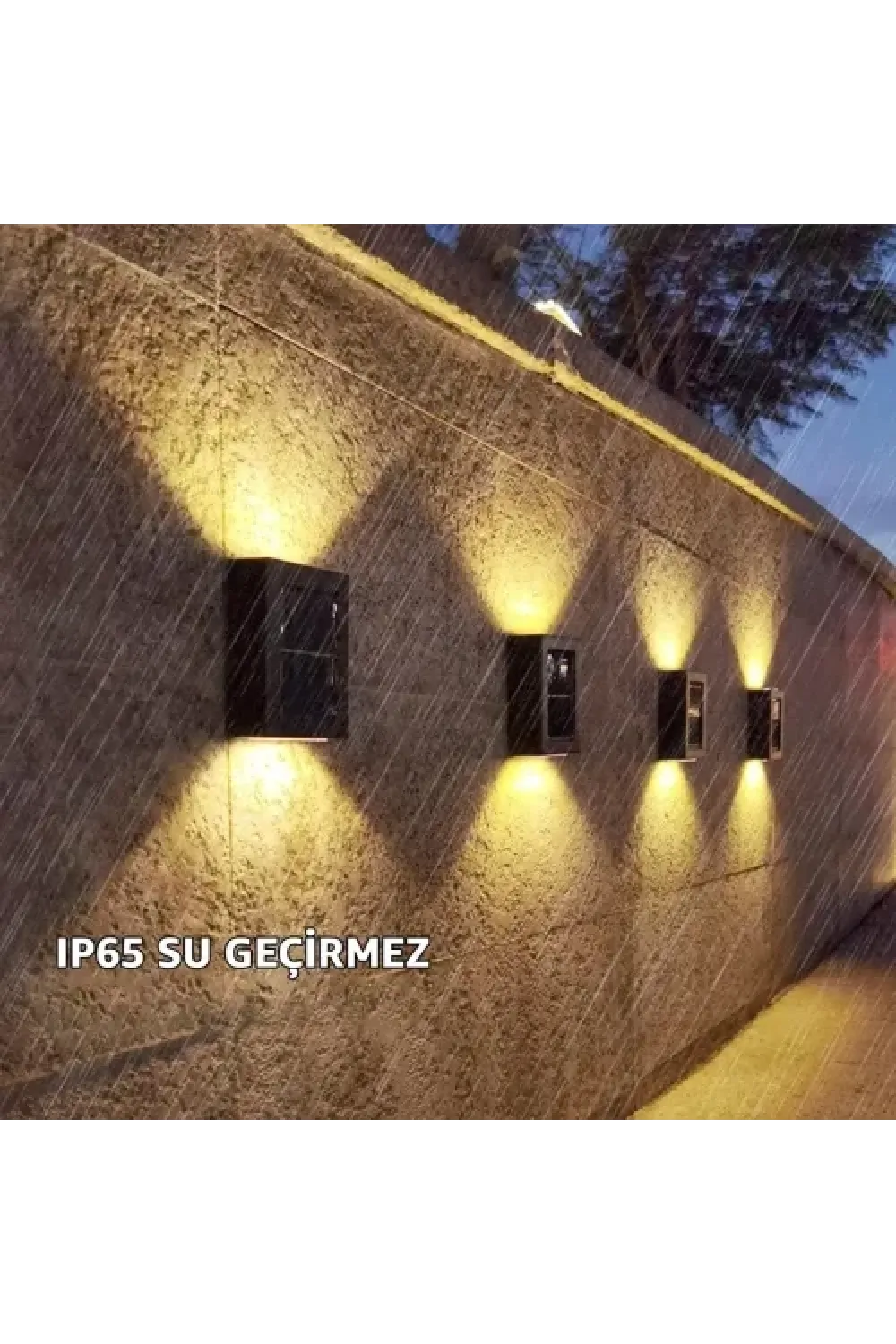 Solar 4 Ledli 11cm Duvar Aydınlatması