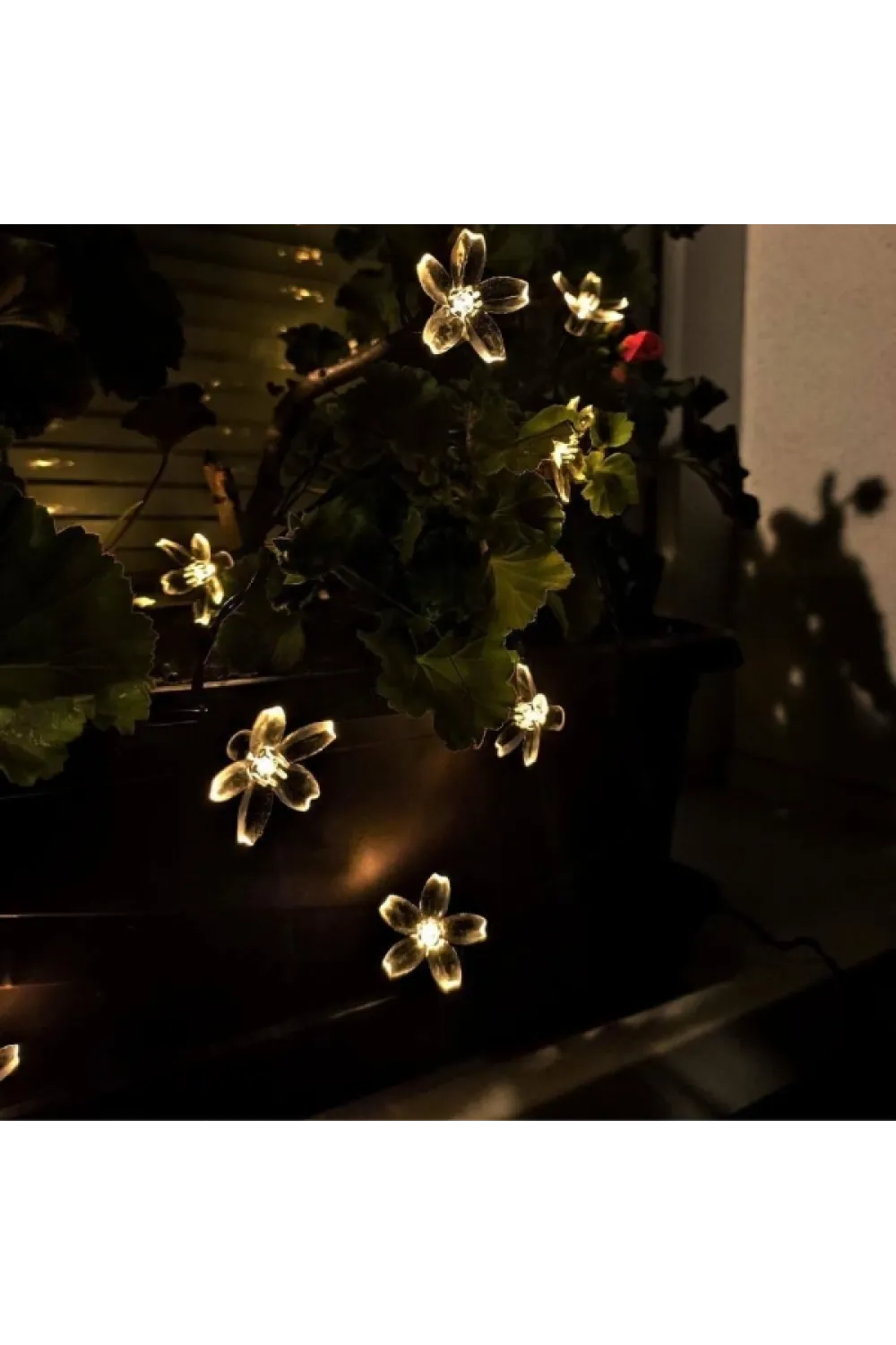 Solar 5m 50 Led Papatya Gün Işığı 8 Fonksiyonlu