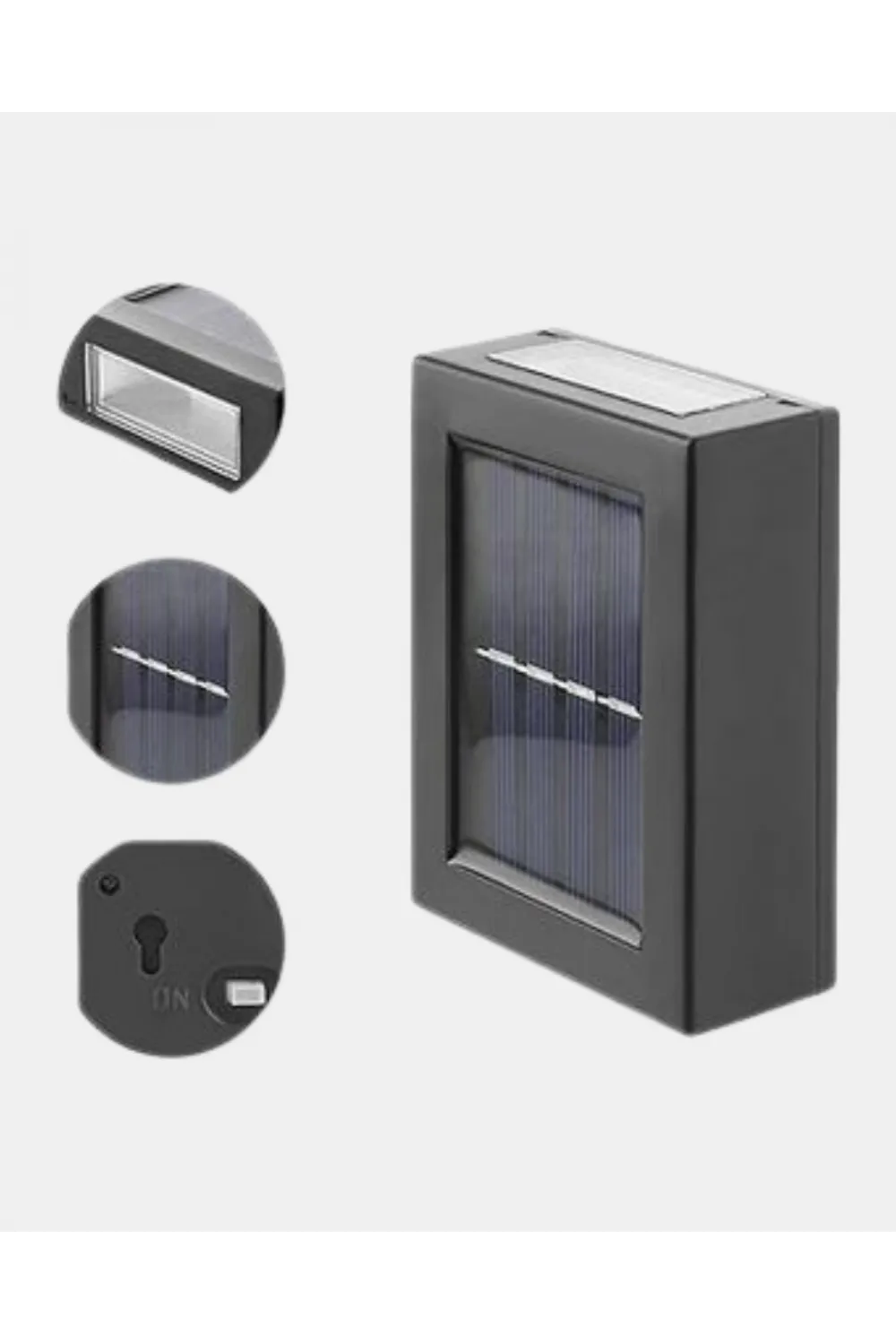 Solar Dış Mekan Aplik Su Geçirmez Dayanıklı Led Aydınlatmalı