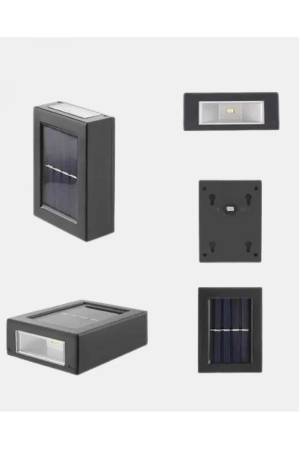 Solar Dış Mekan Aplik Su Geçirmez Dayanıklı Led Aydınlatmalı