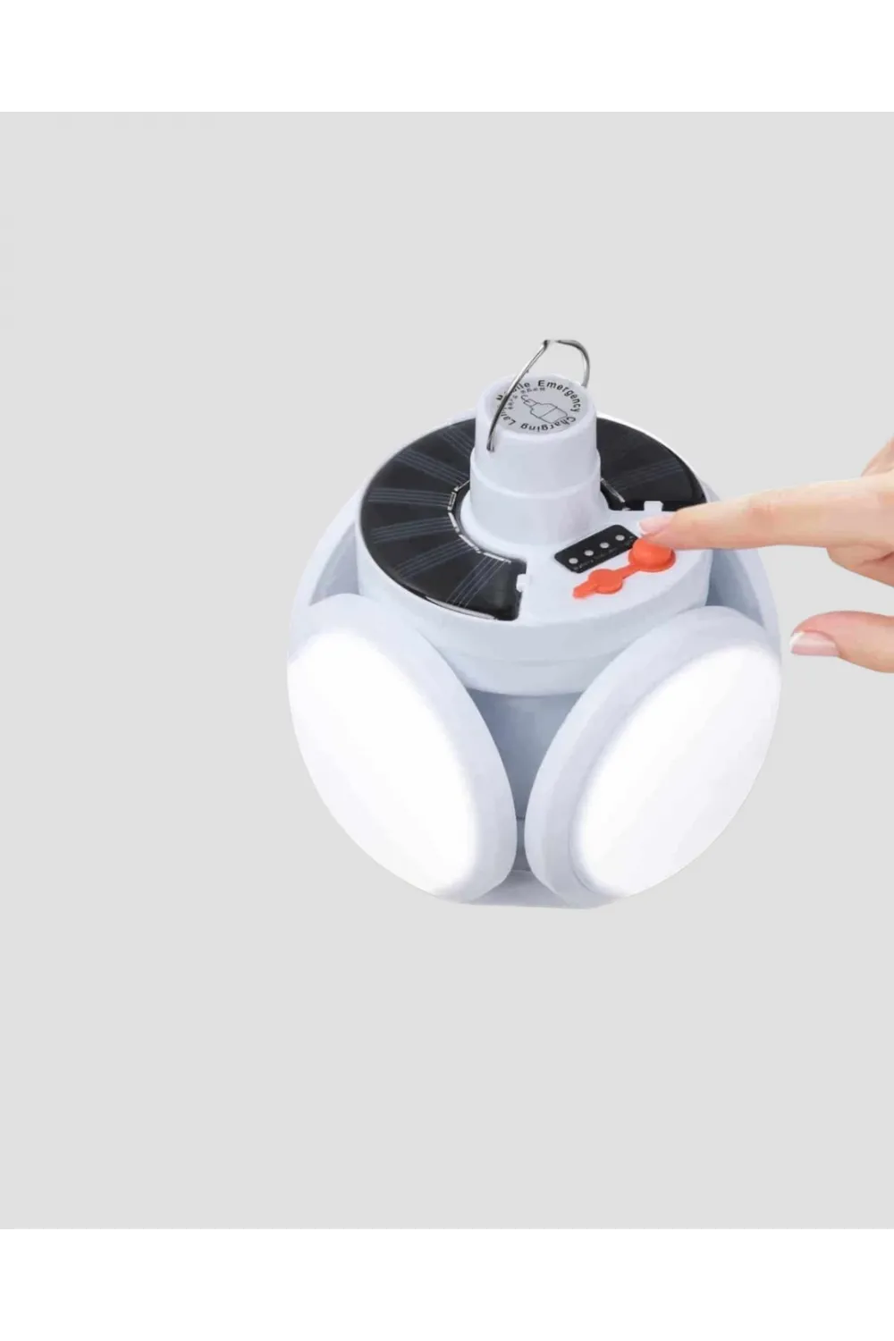 Solar Enerjili Katlanabilir Led Kamp Ve Bahçe Lambası