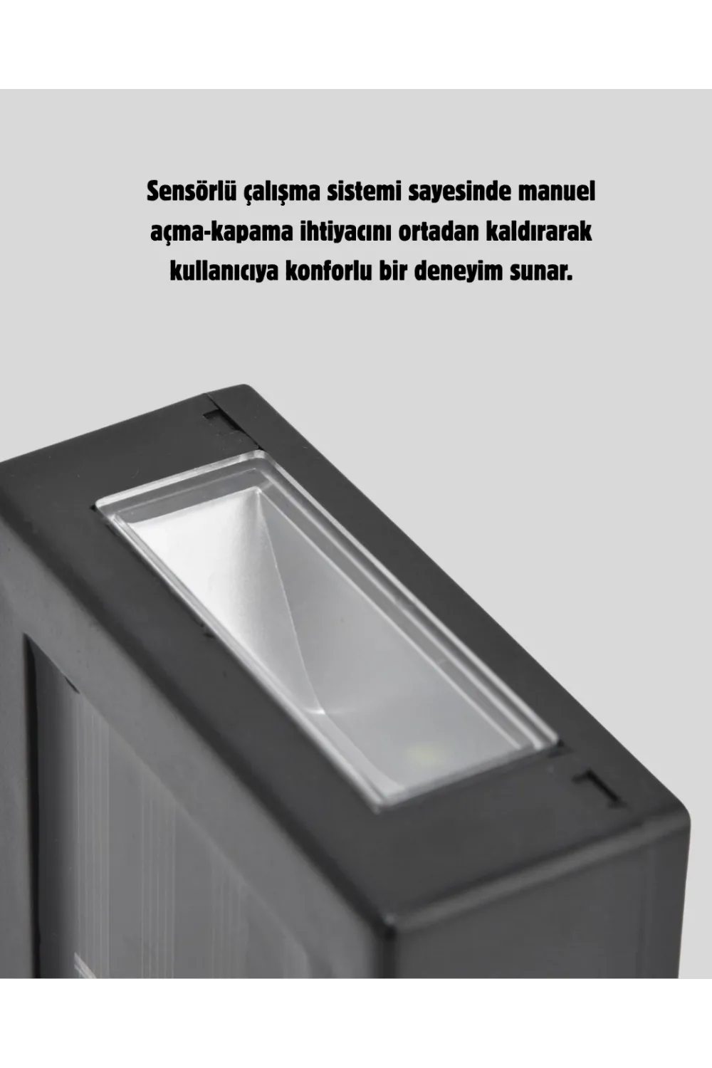 Solar Güçlü 6 Led Dış Mekan Lambası – Otomatik Aç/kapa Işık Sensörlü Aydınlatma