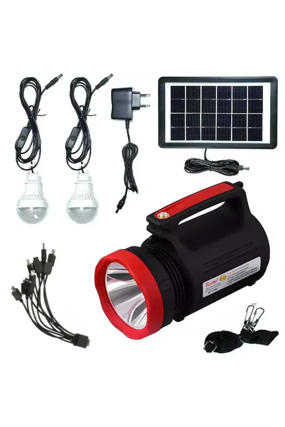 Solar Güneş Enerjili Fener Işıldak Led Ampül  Wt-315
