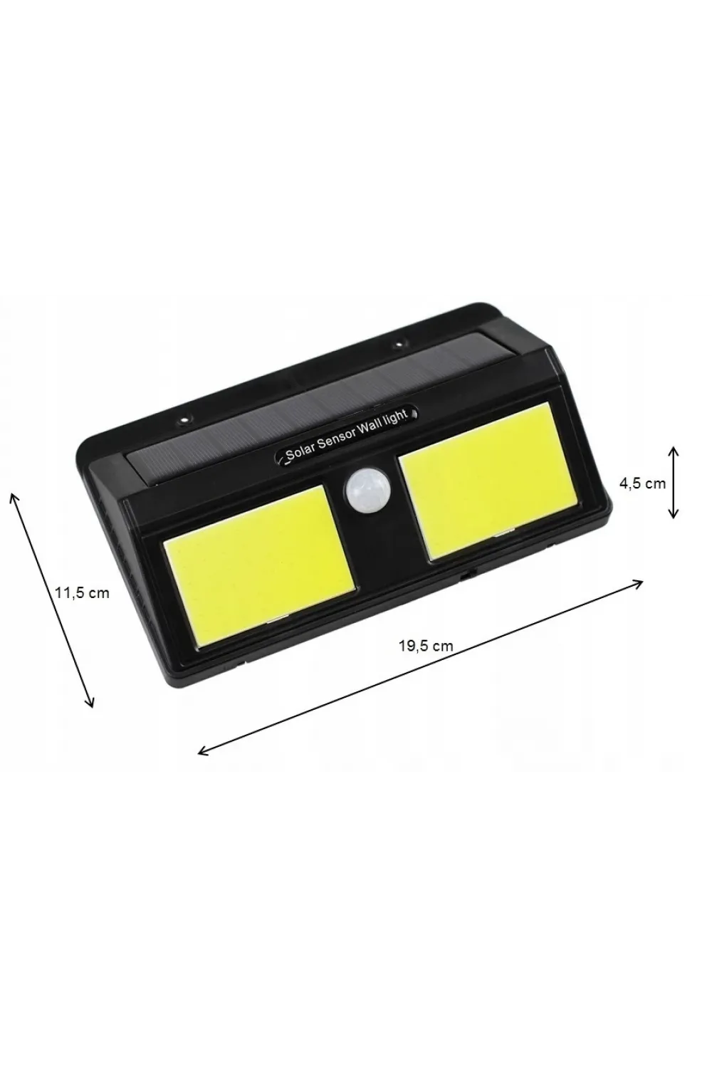 Solar Güneş Enerjili Sensörlü 96 Cob Led Aplik Duvar Tipi Led Lamba