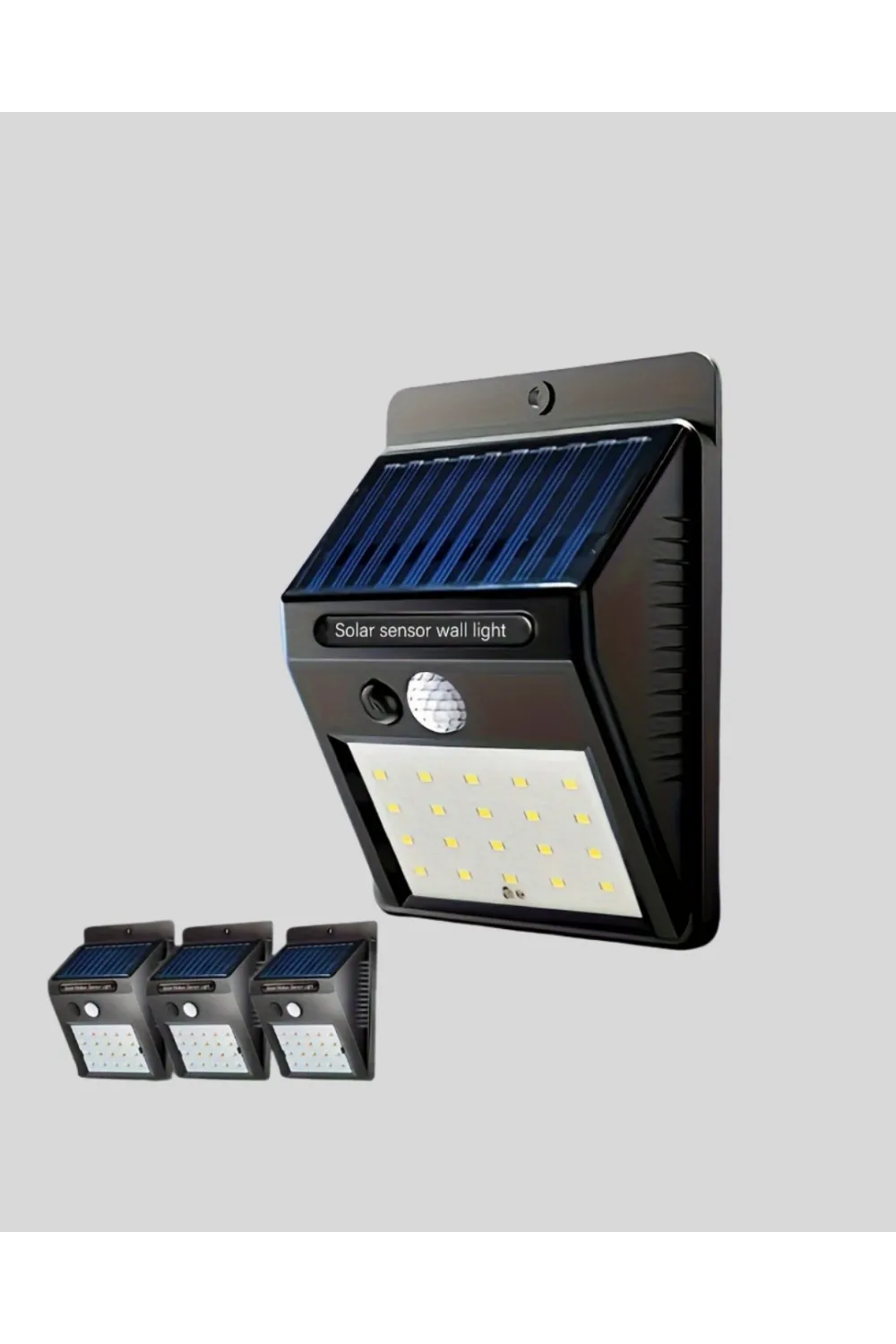 Solar Led Bahçe Aydınlatma – Hareket Sensörlü, Güneş Paneliyle Şarj Olan, Ip65 Dayanıklı