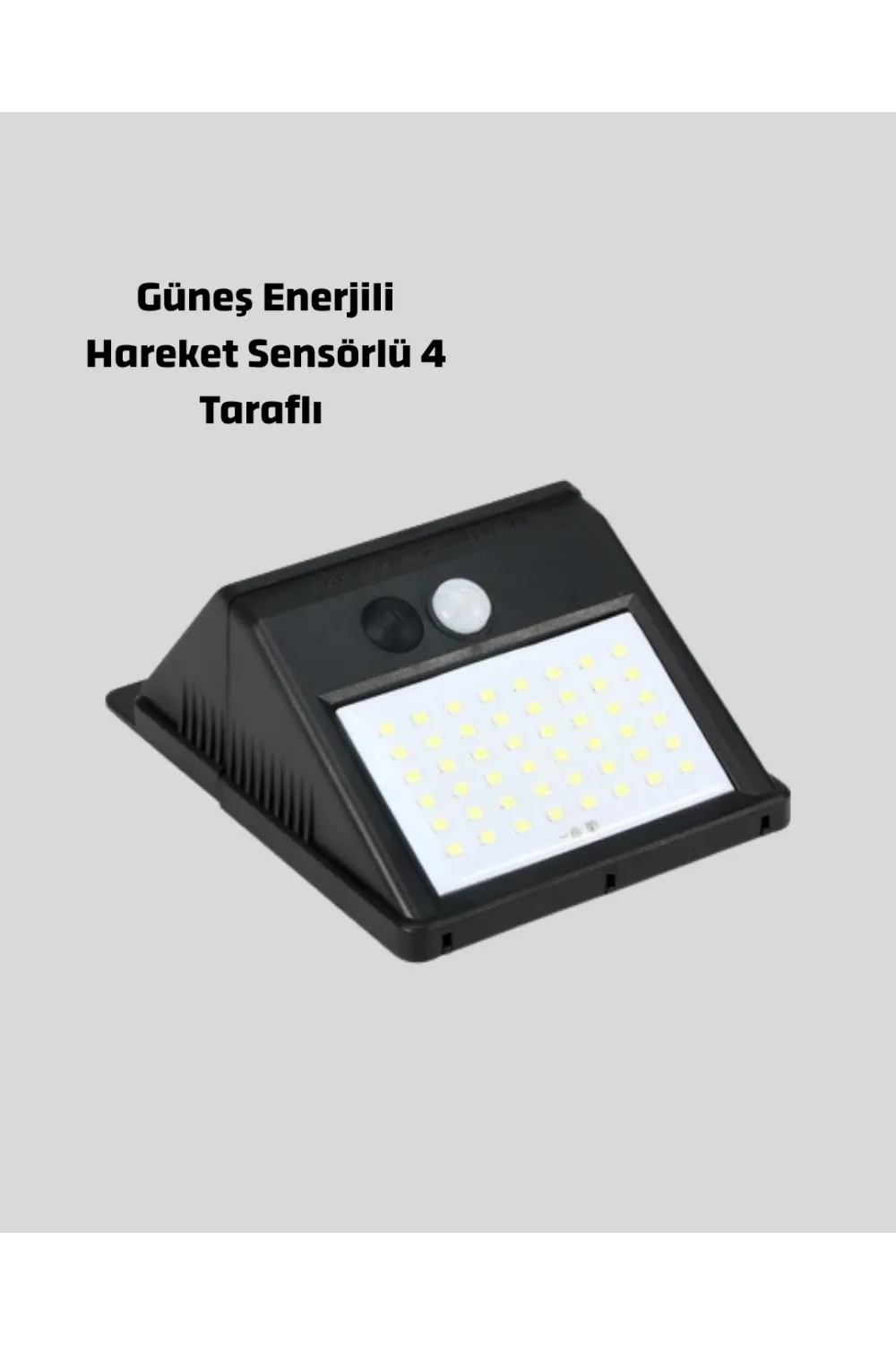 Solar Led Bahçe Aydınlatma – Hareket Sensörlü, Güneş Paneliyle Şarj Olan, Ip65 Dayanıklı