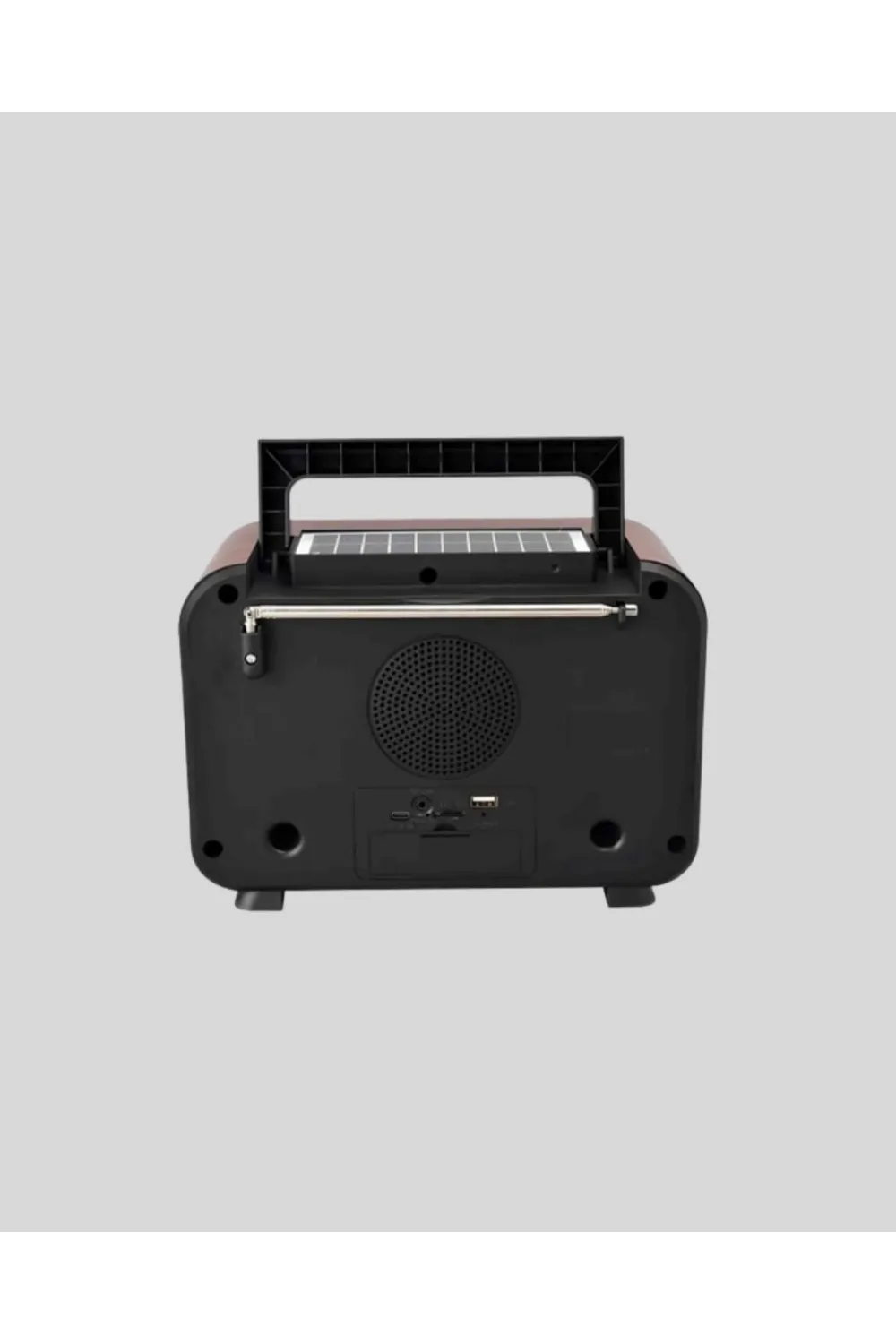 Solar Şarjlı Şömine Alev Efektli Bluetooth Hoparlör 7w Taşınabilir Ses Sistemi