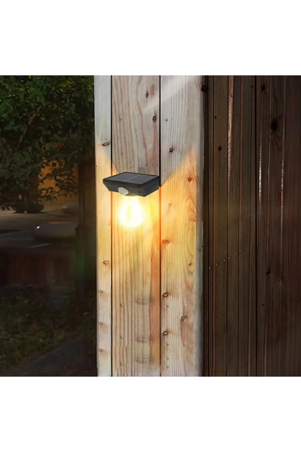 Solar Sensörlü LED Ampul Lamba - Güneş Enerjili - Dış Mekan Aydınlatma