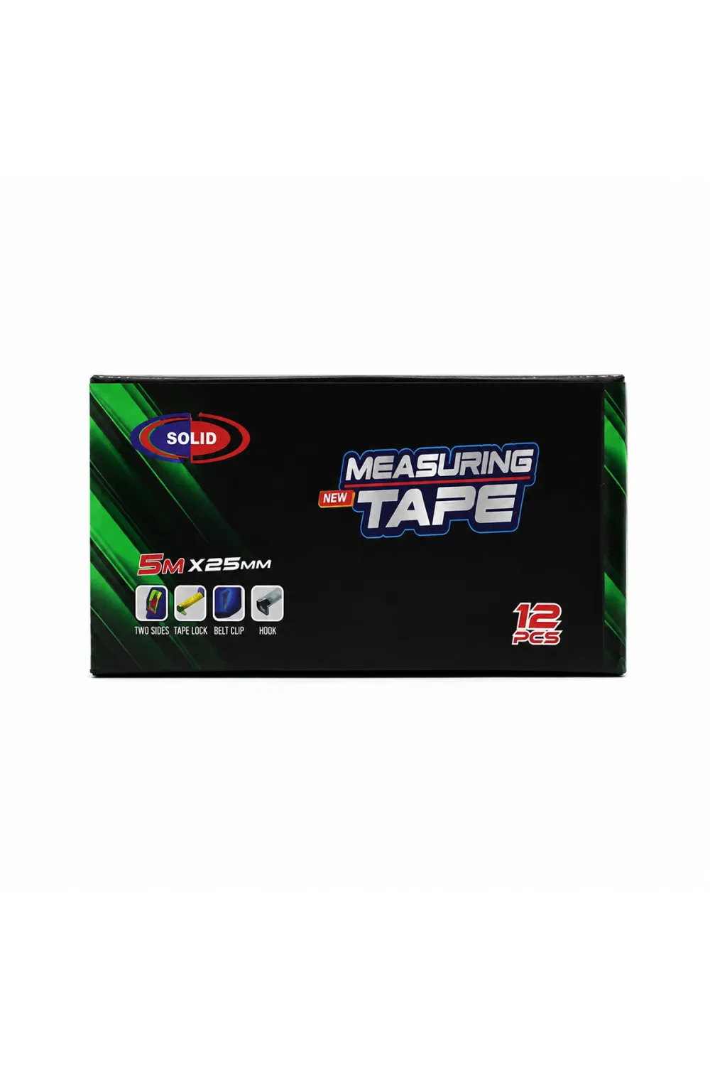 Solid Measurıng Tape  ( 5mtx25mm ) Lux Şerit Metre *12x16