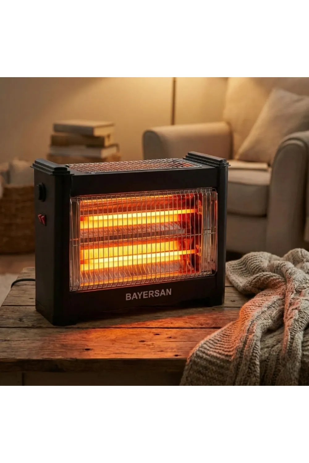 Şömine Tipi Isıtıcı Soba 1800W