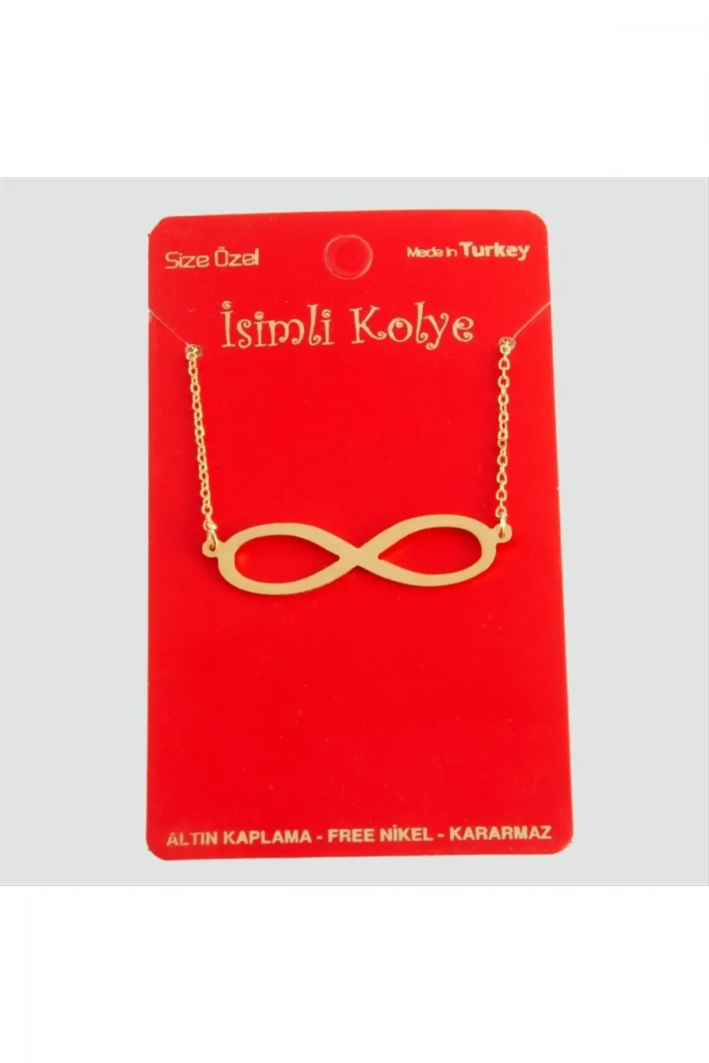 Sonsuzluk Uçlu Kolye