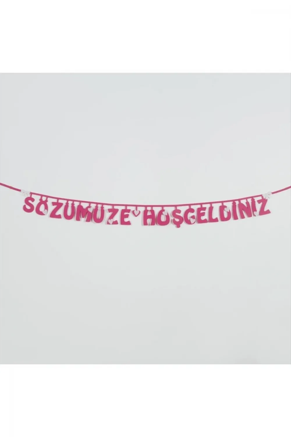 Sözümüze Hoşgeldiniz Keçe Yazı