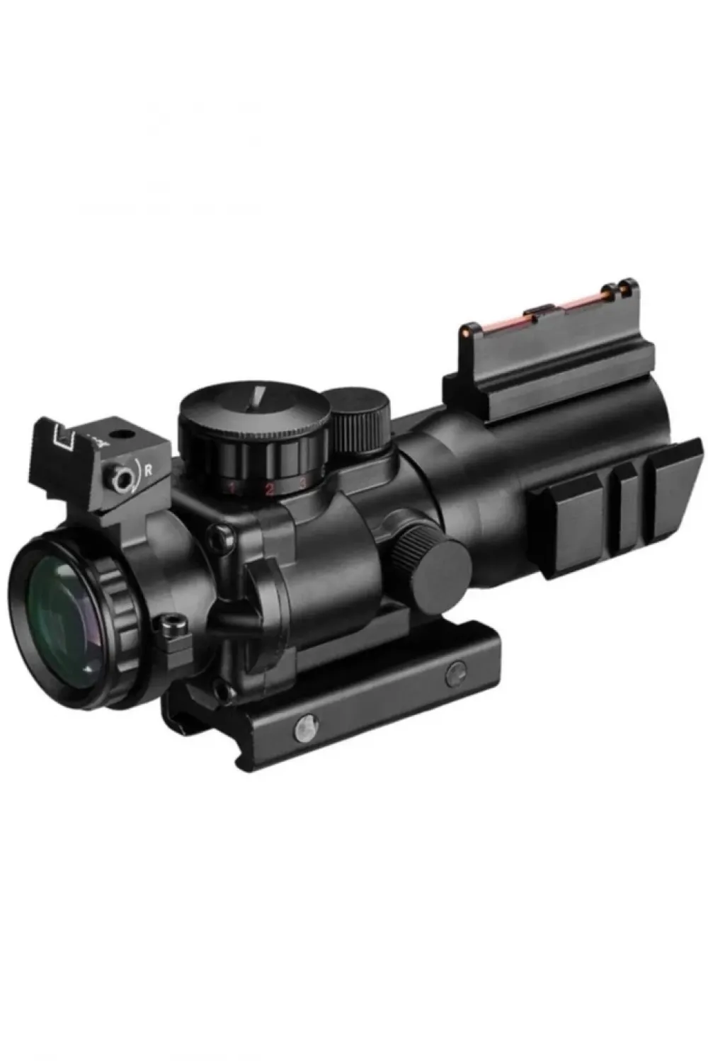 Spıke 4x32 Kırmızı Işıklı  Dürbünü 4x32