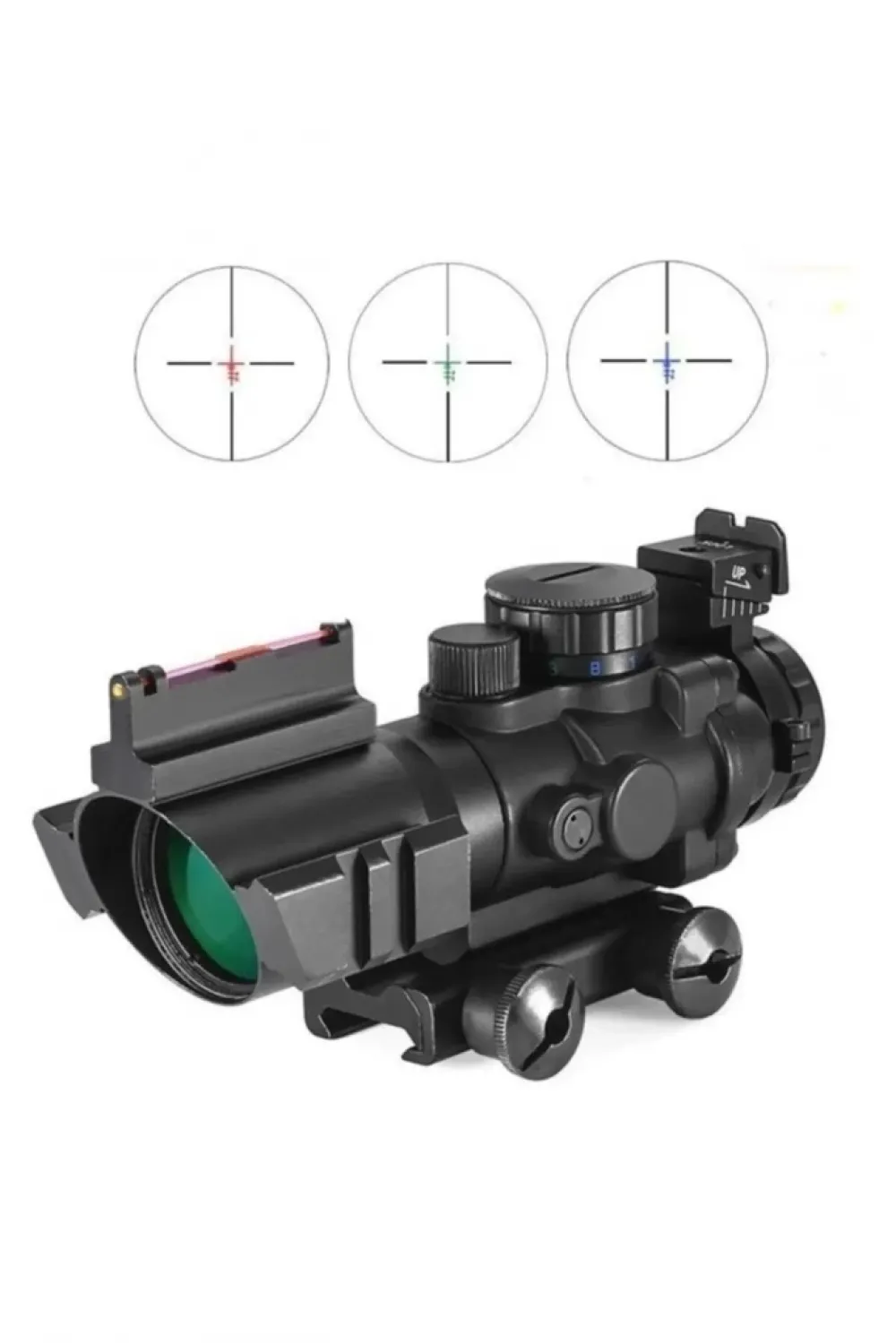 Spıke 4x32 Kırmızı Işıklı  Dürbünü 4x32