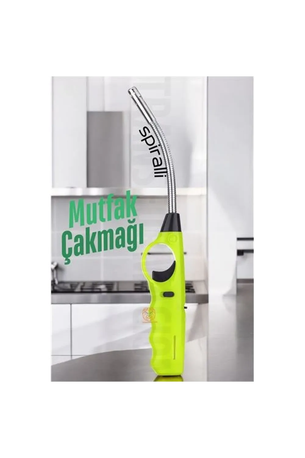 Spiralli Mutfak Çakmağı Barbekü Mangal Mum Çakmağı 721229