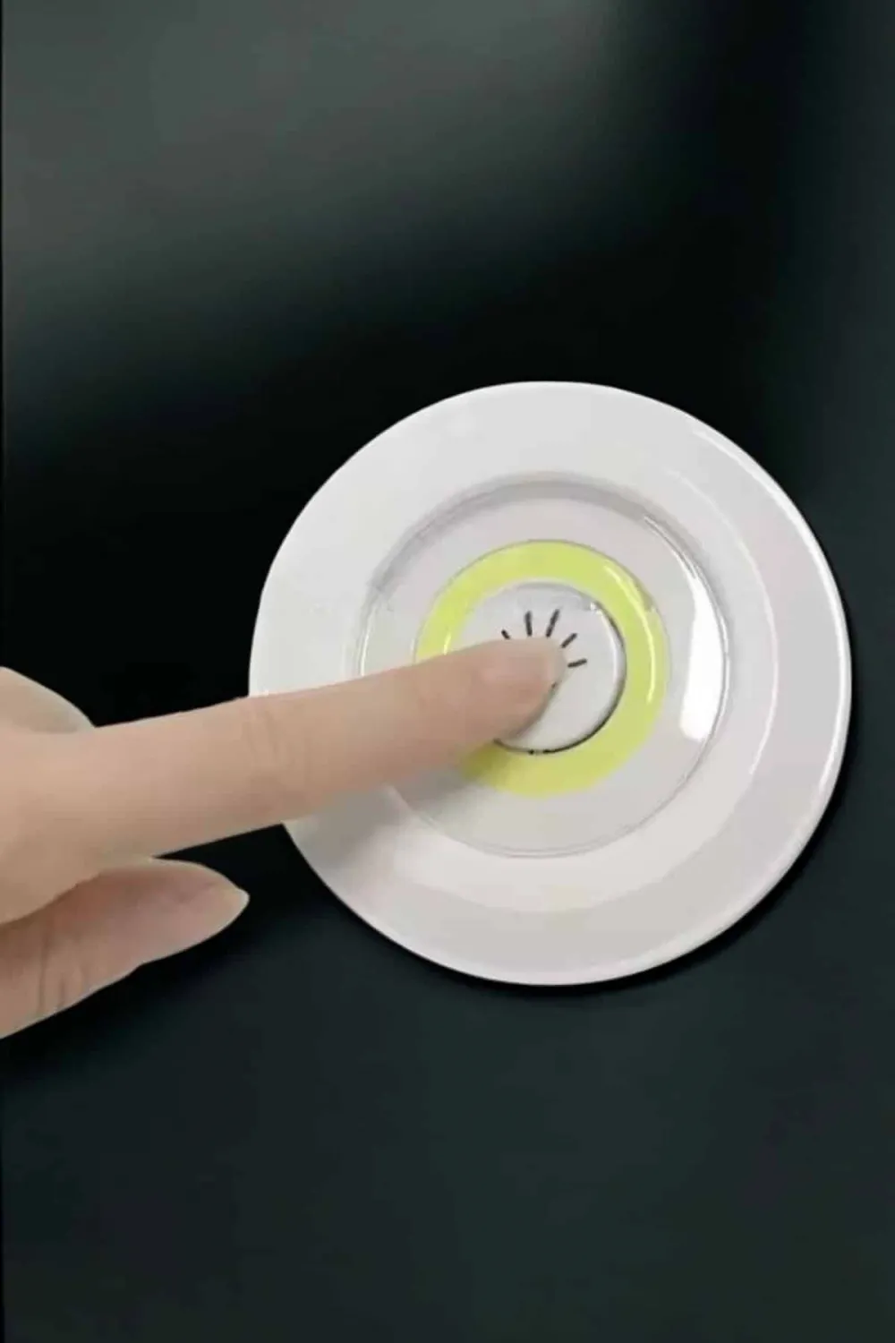 Spot Lamba Led Işık 3lü Uzaktan Kumandalı Pilli Yapışkanlı Kablosuz