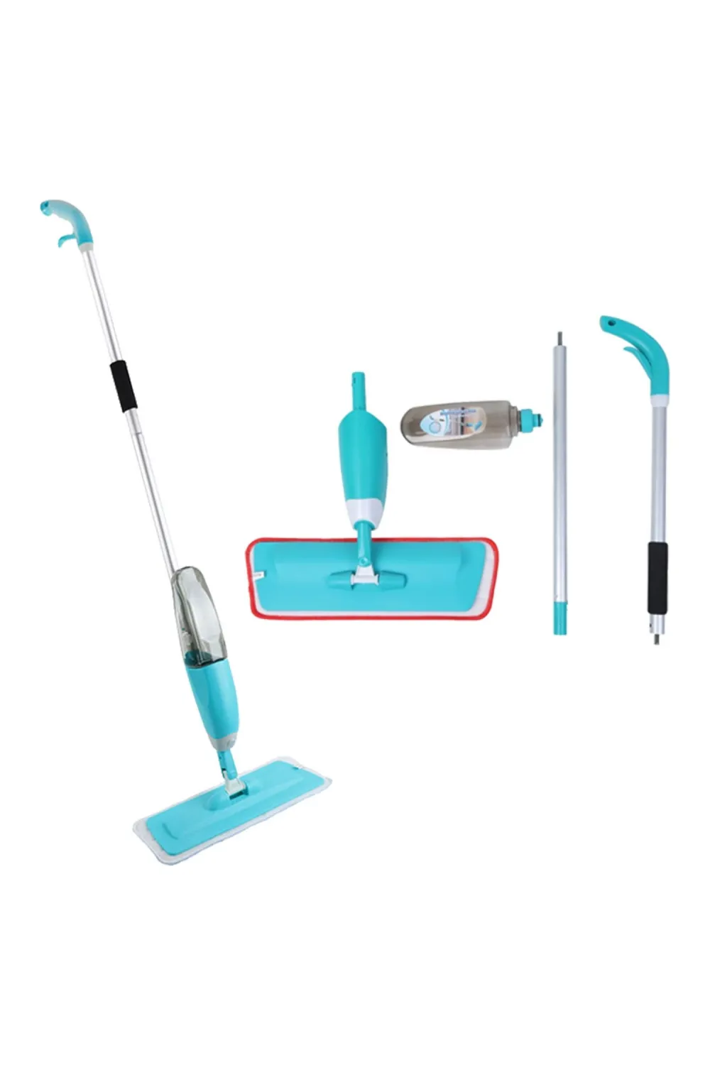 Sprey Mop Temizlik Seti  1 Yedek Mop Bez