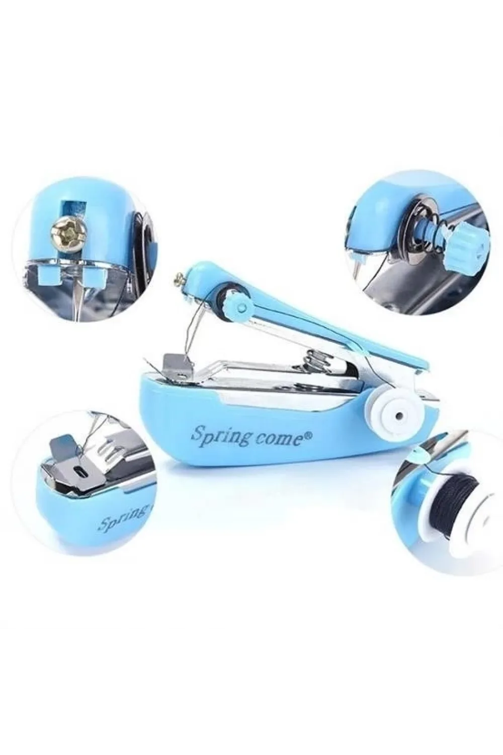 Spring Come Mini Kolay Seyehat Ve Ev Tipi El Dikiş Dikme Makinası
