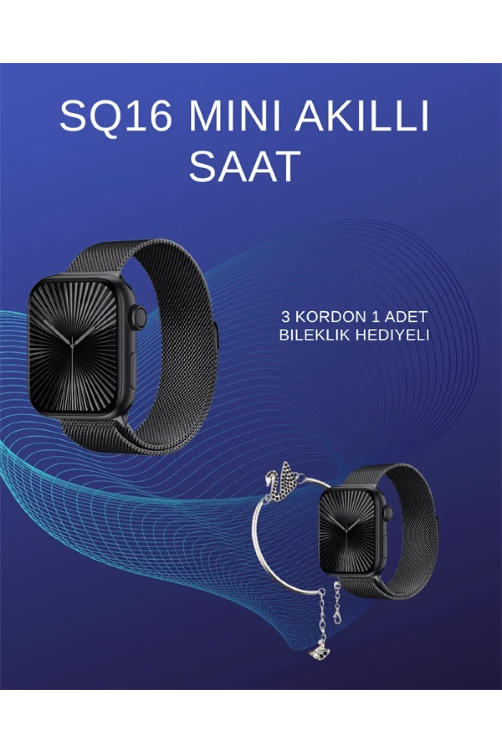 SQ-16 Mini Series 10 Akıllı Saat | Spor Modları, Bildirim Ve Müzik Kontrolü