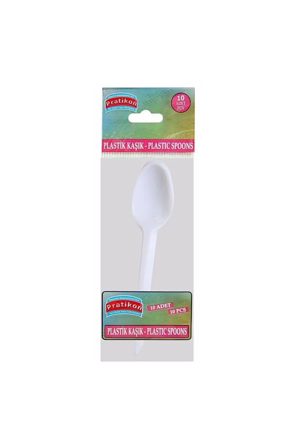 Standart Plastik Kaşık 10li