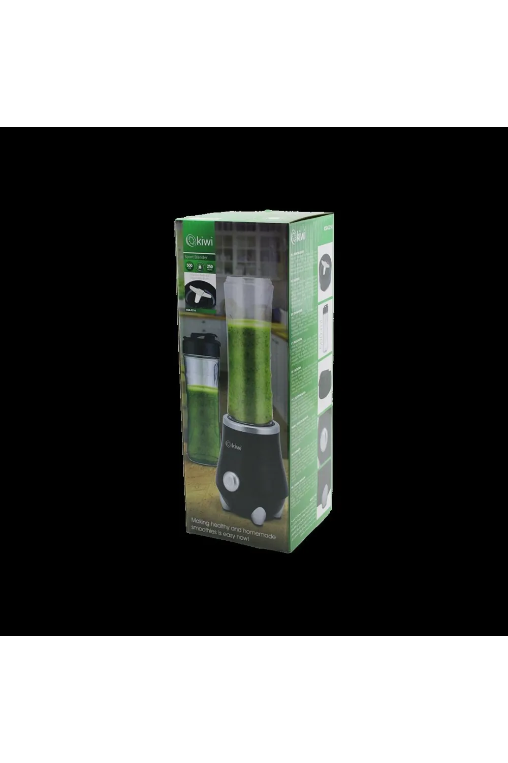 Standlı Kişisel Blender 250W - 500ml Paslanmaz Çelik Bıçaklı