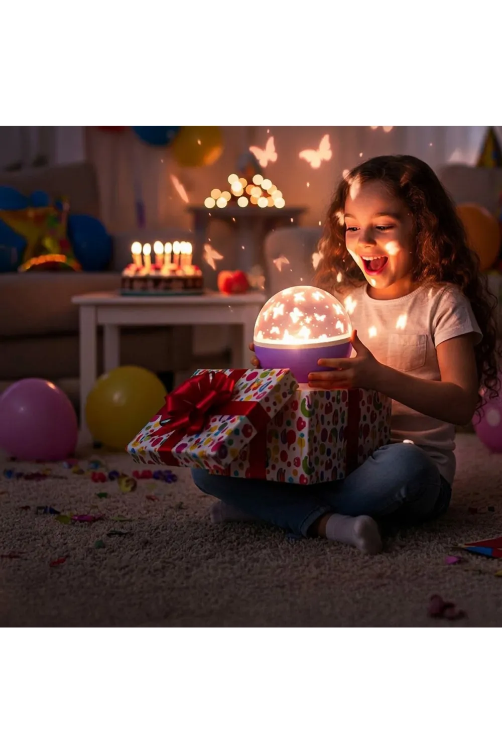 Star Master Pilli Dönerli Gece Lambası