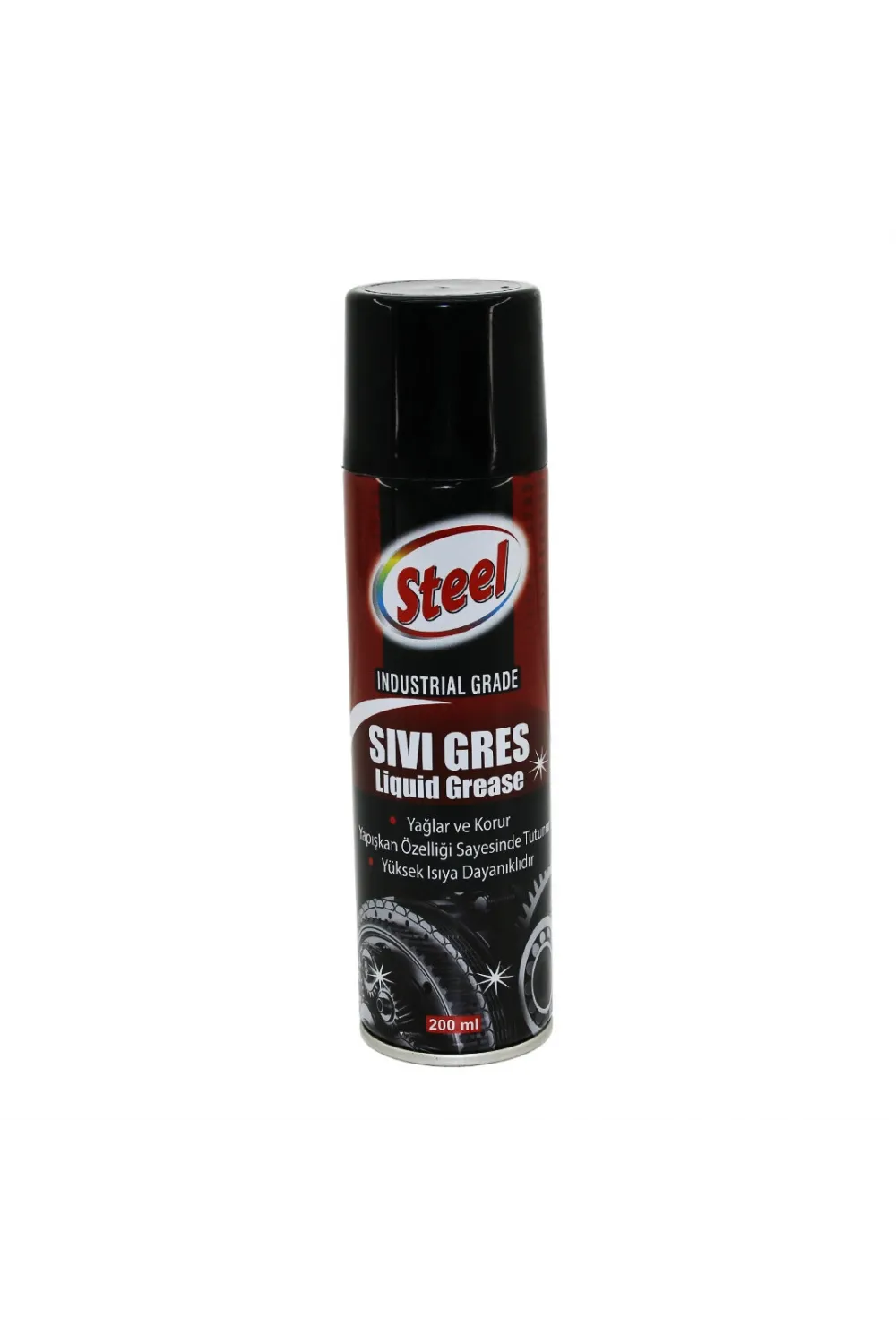 Steel St-1304 Sıvı Gres Sprey ( 200ml ) ( Yağlar & Korur & Isıya Dayanıklı )*30