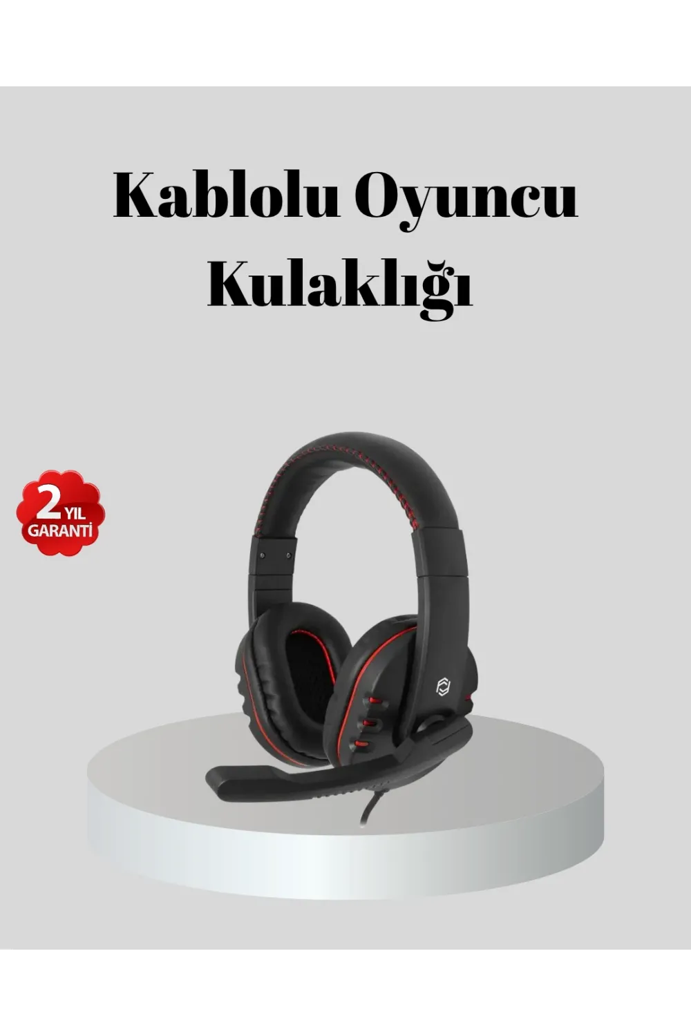 Stereo Ses Destekli Mikrofonlu Gaming Kulaklık – Yumuşak Pedli
