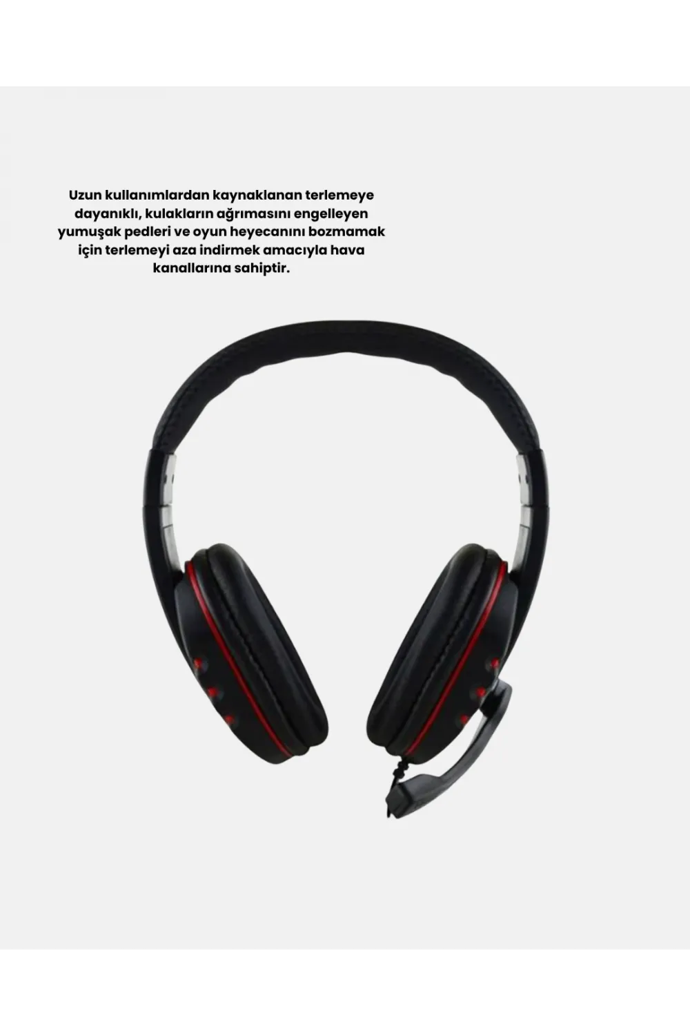 Stereo Ses Destekli Mikrofonlu Gaming Kulaklık – Yumuşak Pedli