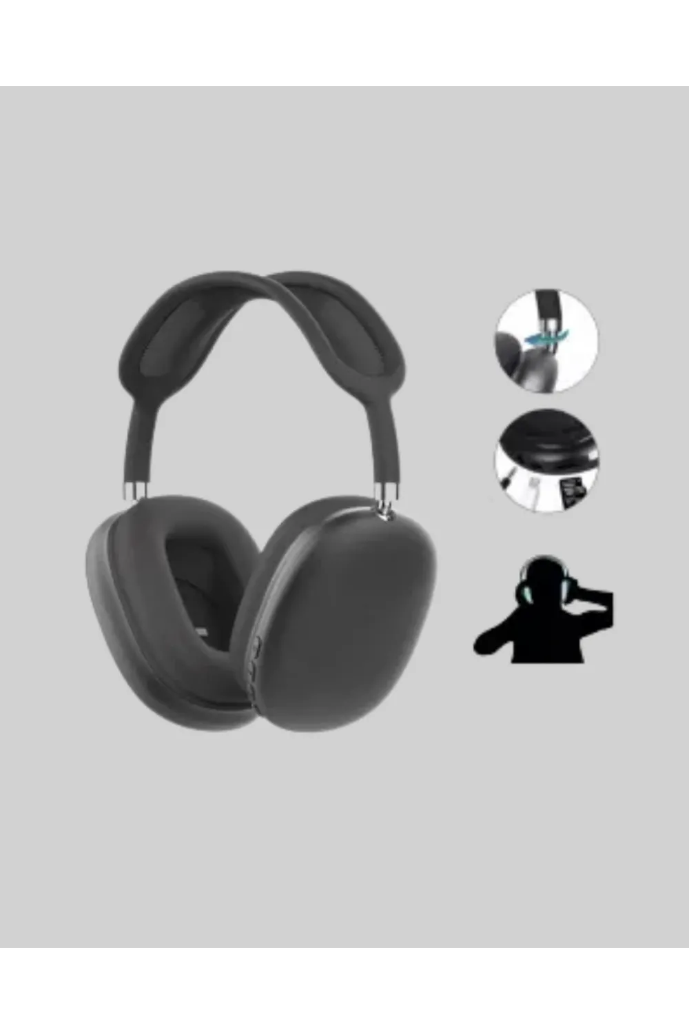 Stereo Ses Kaliteli Bluetooth Kulaklık | Katlanabilir Ve Ergonomik Tasarım