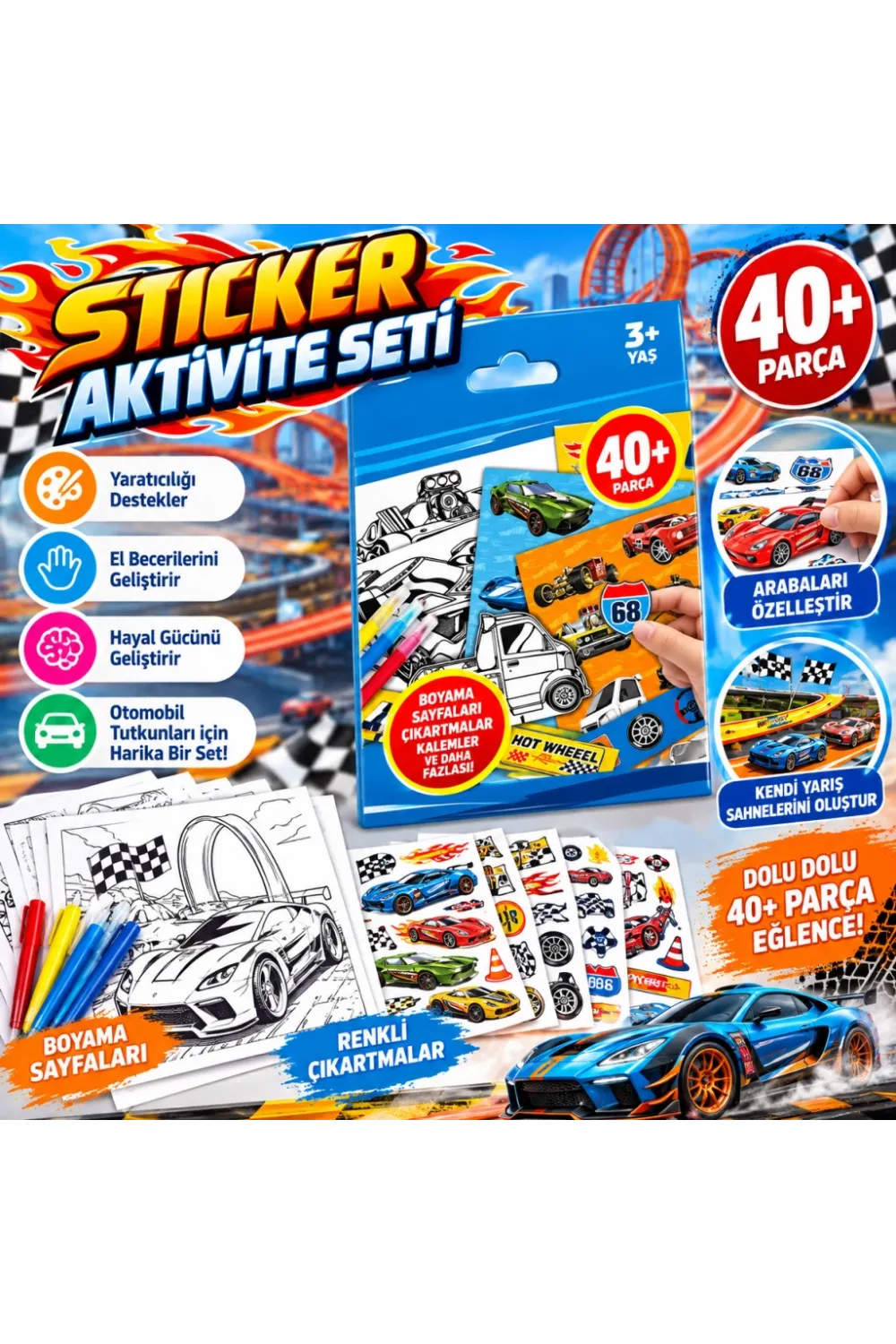 Sticker Aktivite Seti