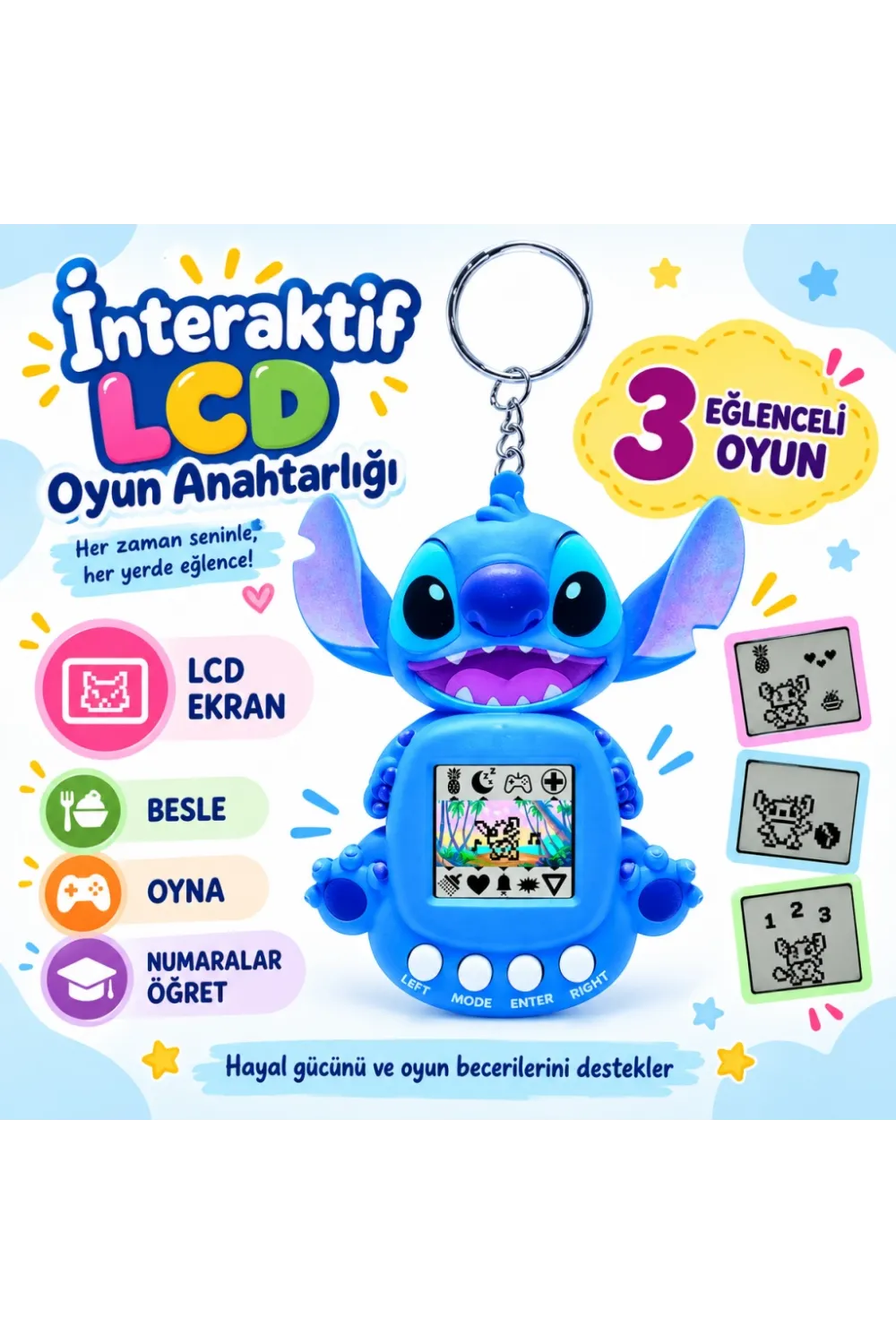 Stitch Mini Stitch Oyun Konsolu
