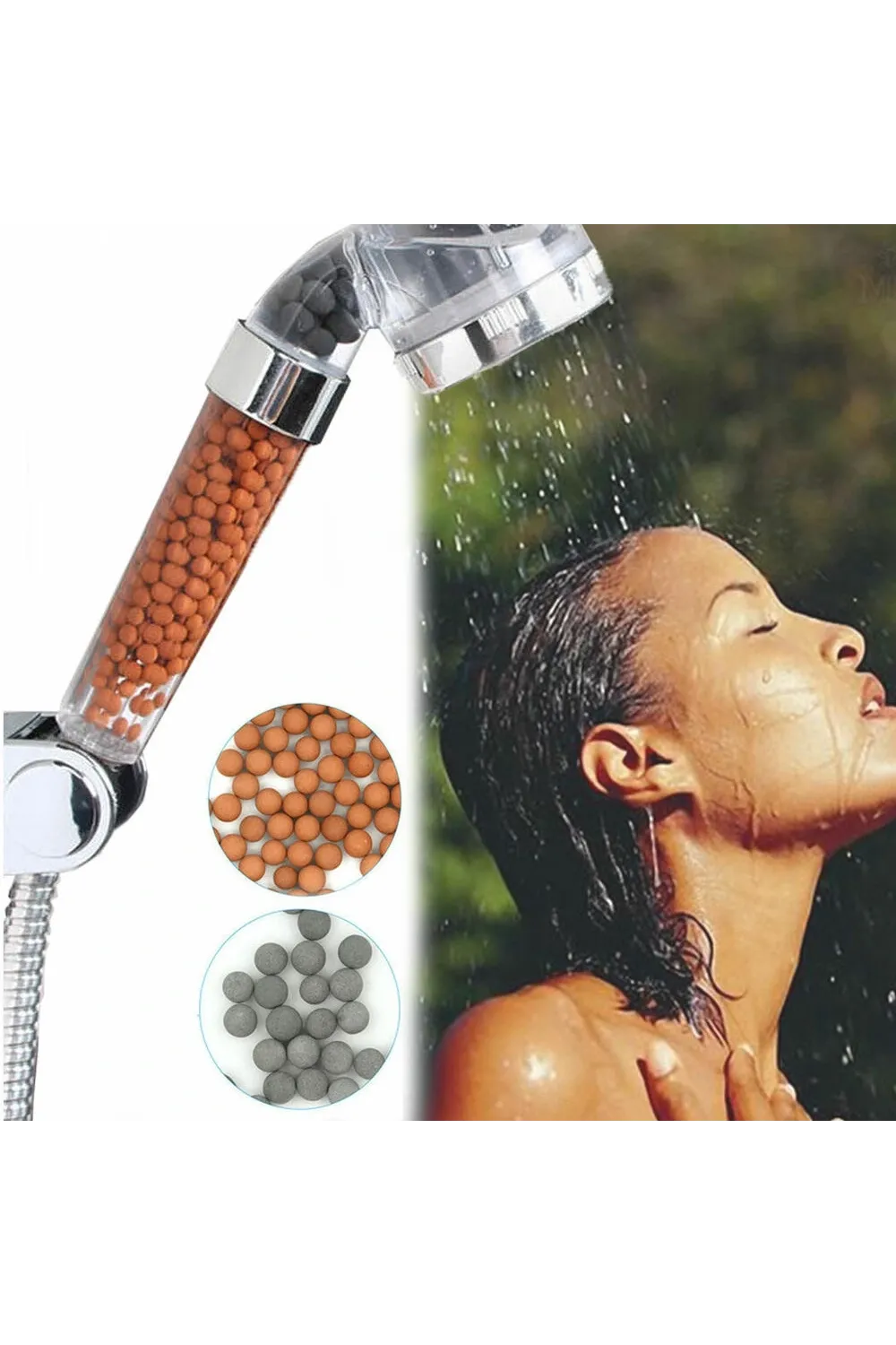 Su Arıtmalı Duş Başlığı Tasarruflu Kokulu Banyo Duş Başlığı