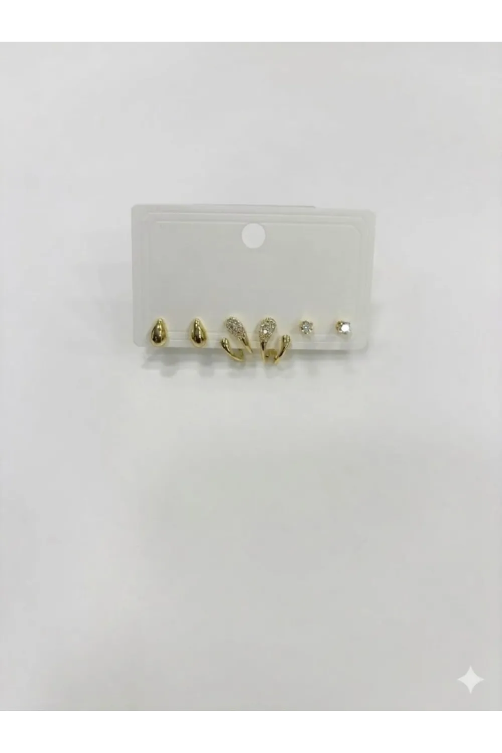 Su Damlası Altılı Kombin Küpe - Kp00566
