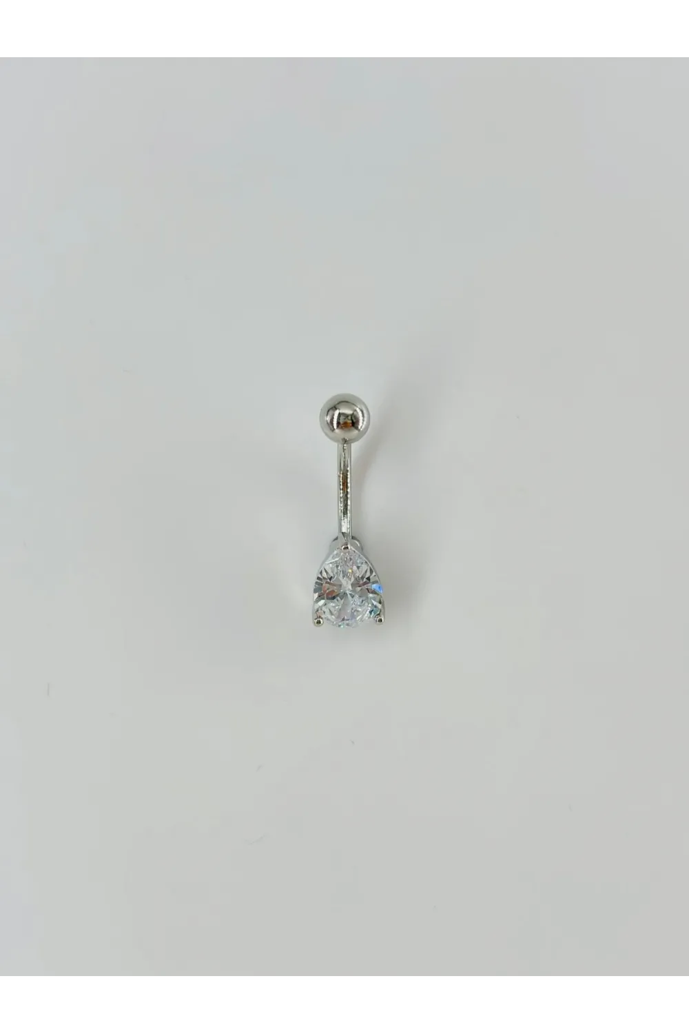 Su Damlası Detaylı Göbek Piercing - Pg0023