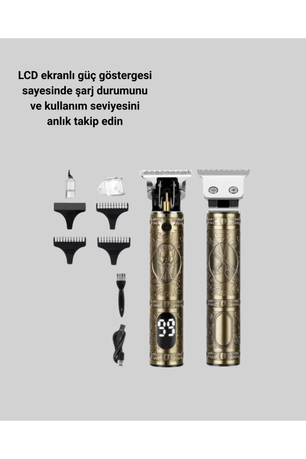 Su Geçirmez Daling Saç Ve Sakal Tıraş Makinesi