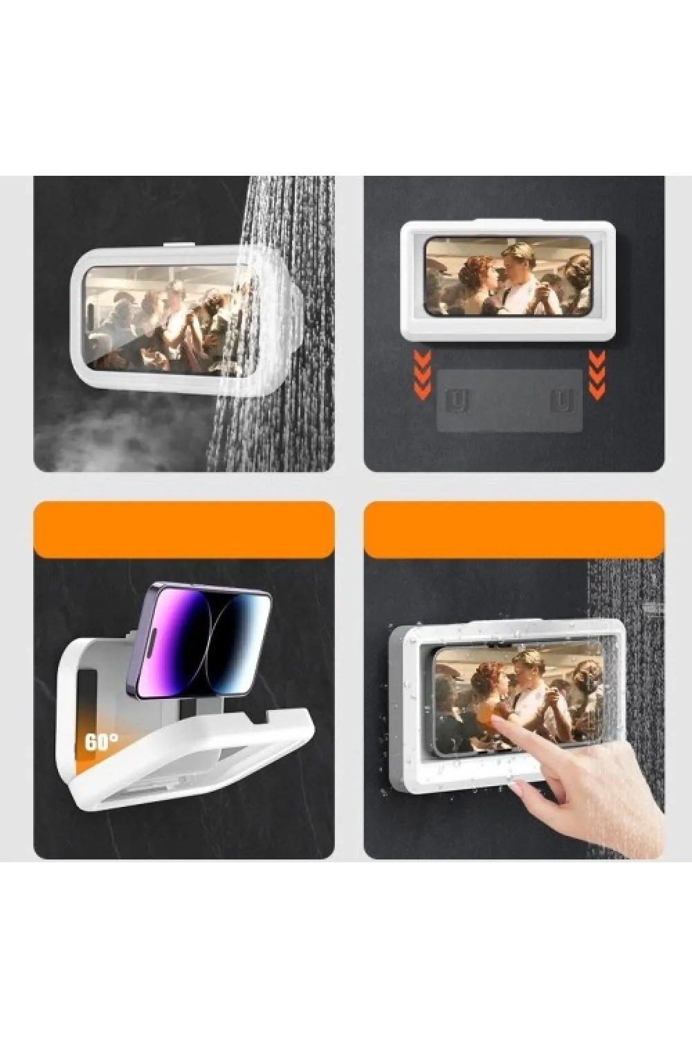Su Geçirmez Hareketli Telefon Tutucu Stand
