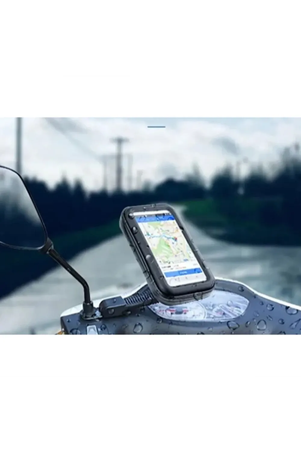 Su Geçirmez Motosiklet Telefon Tutucu