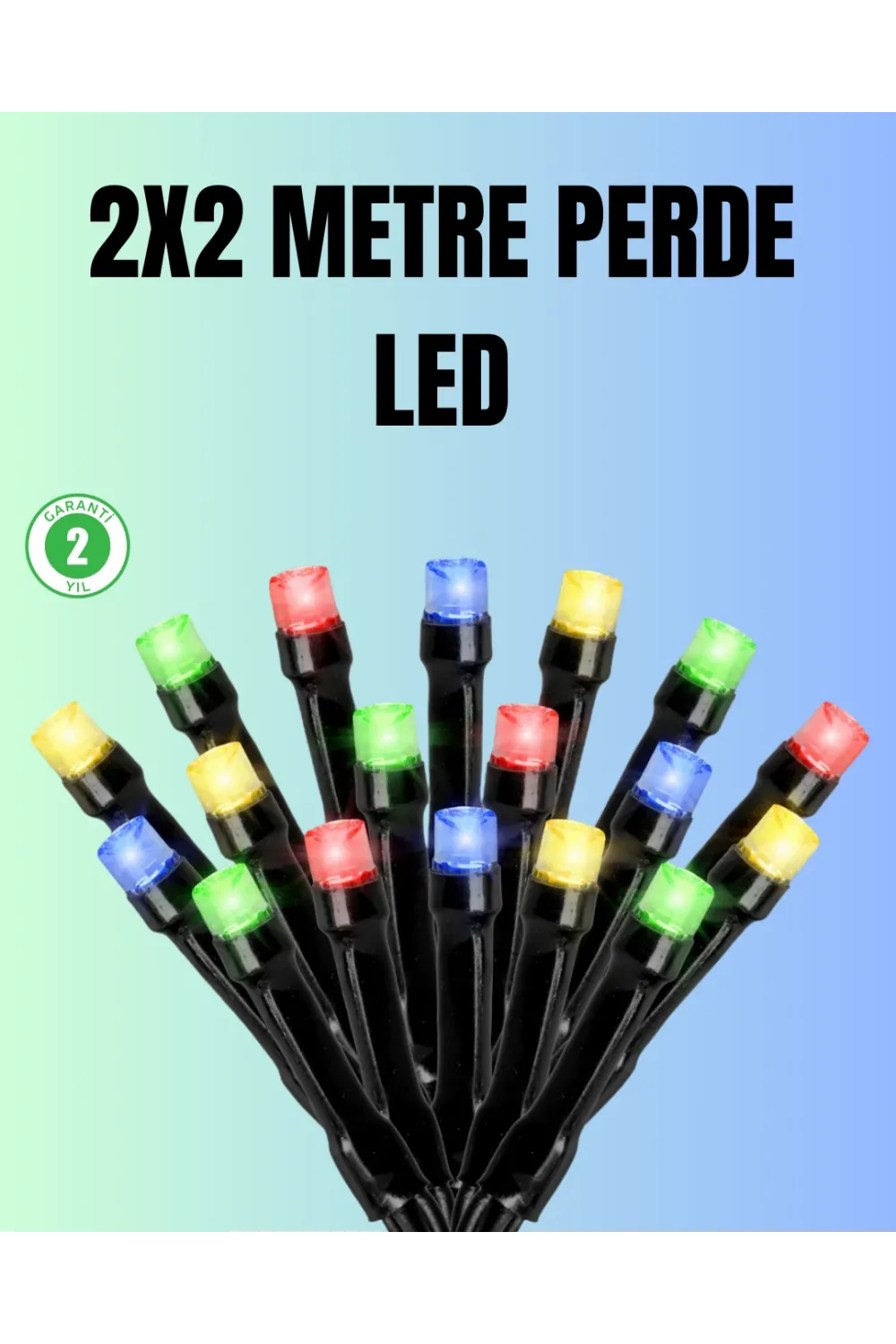 Su Geçirmez Pil Çalışan Led Perde Işık – İç Ve Dış Mekan