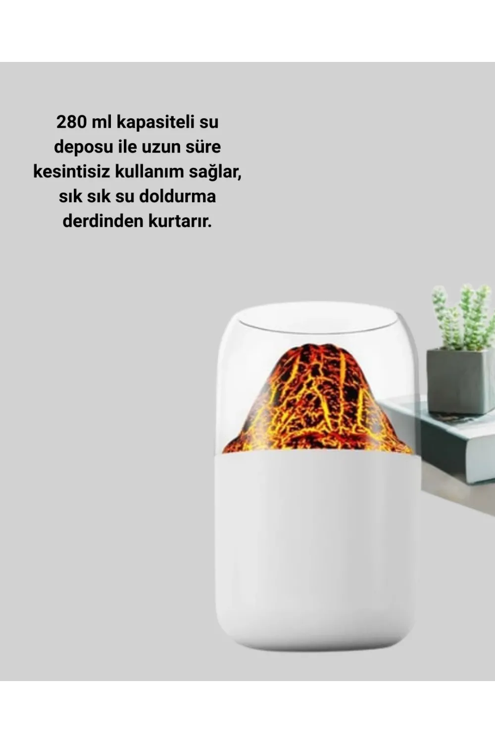 Su Hazneli Led Işıklı Aromaterapi Difüzörü