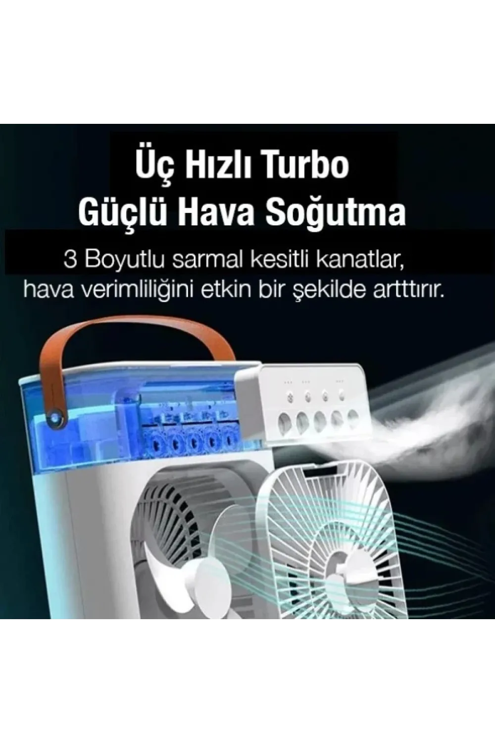 Su Hazneli Masa Vantilatörü