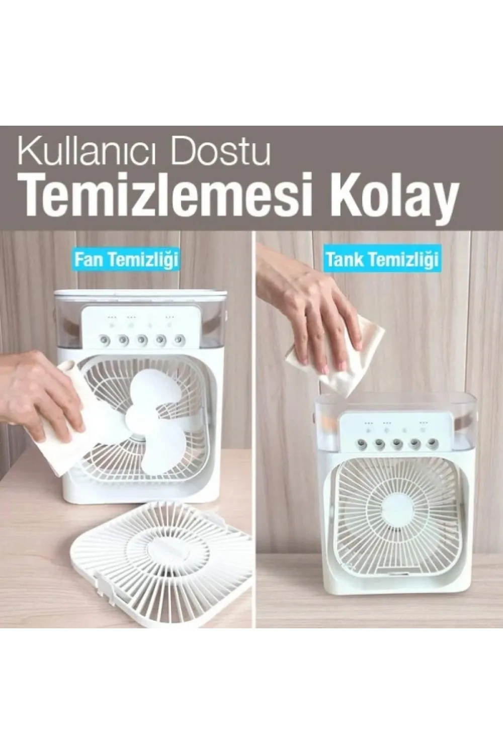 Su Hazneli Masa Vantilatörü