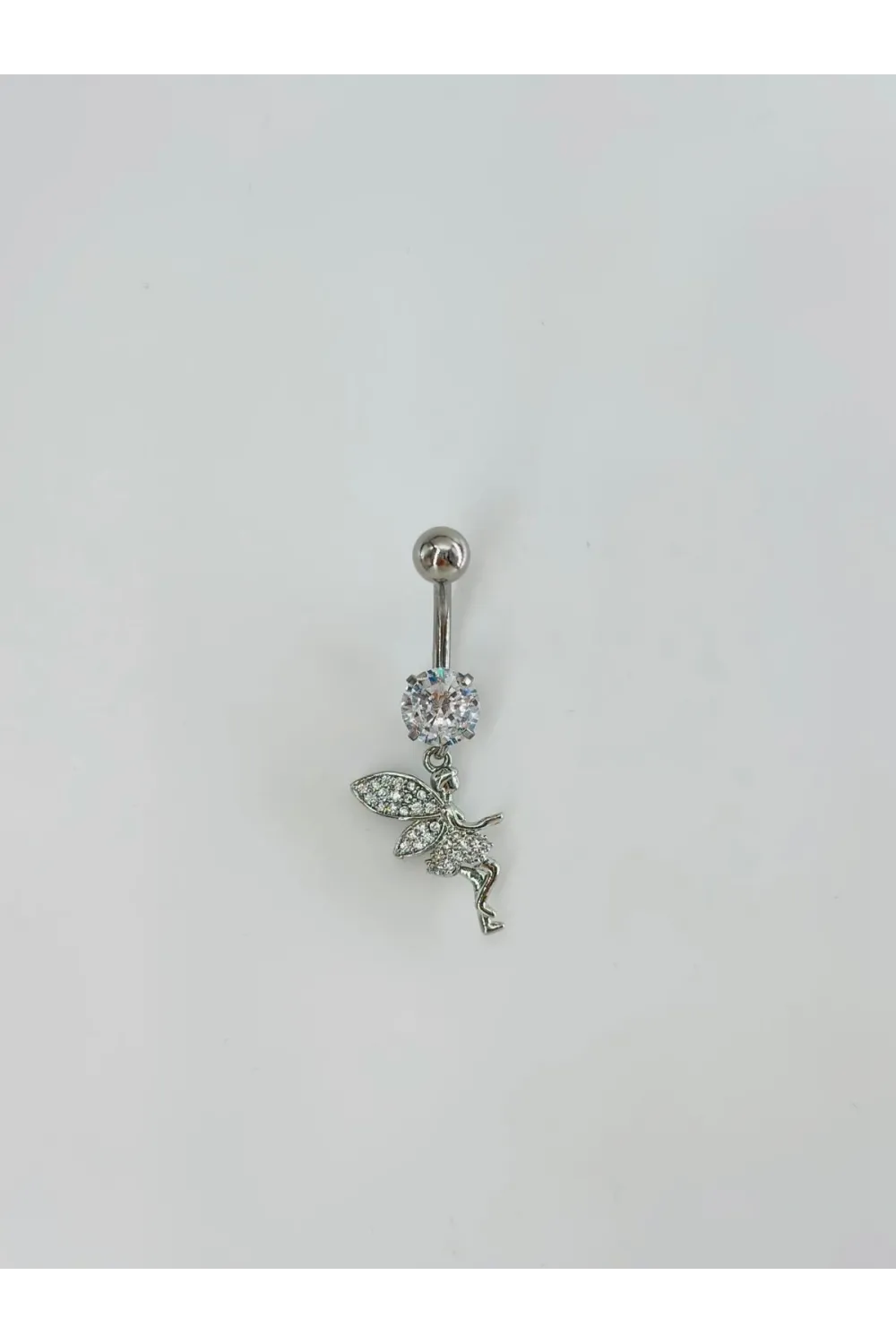 Su Perisi Detaylı Göbek Piercing - Pg0120