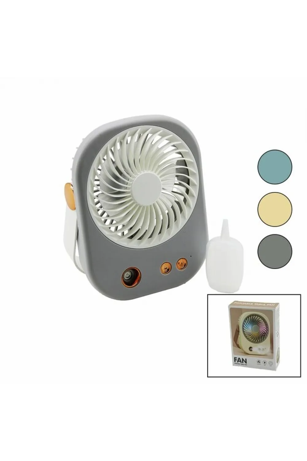 Su Spreyli Masaüstü USB Mini Fan