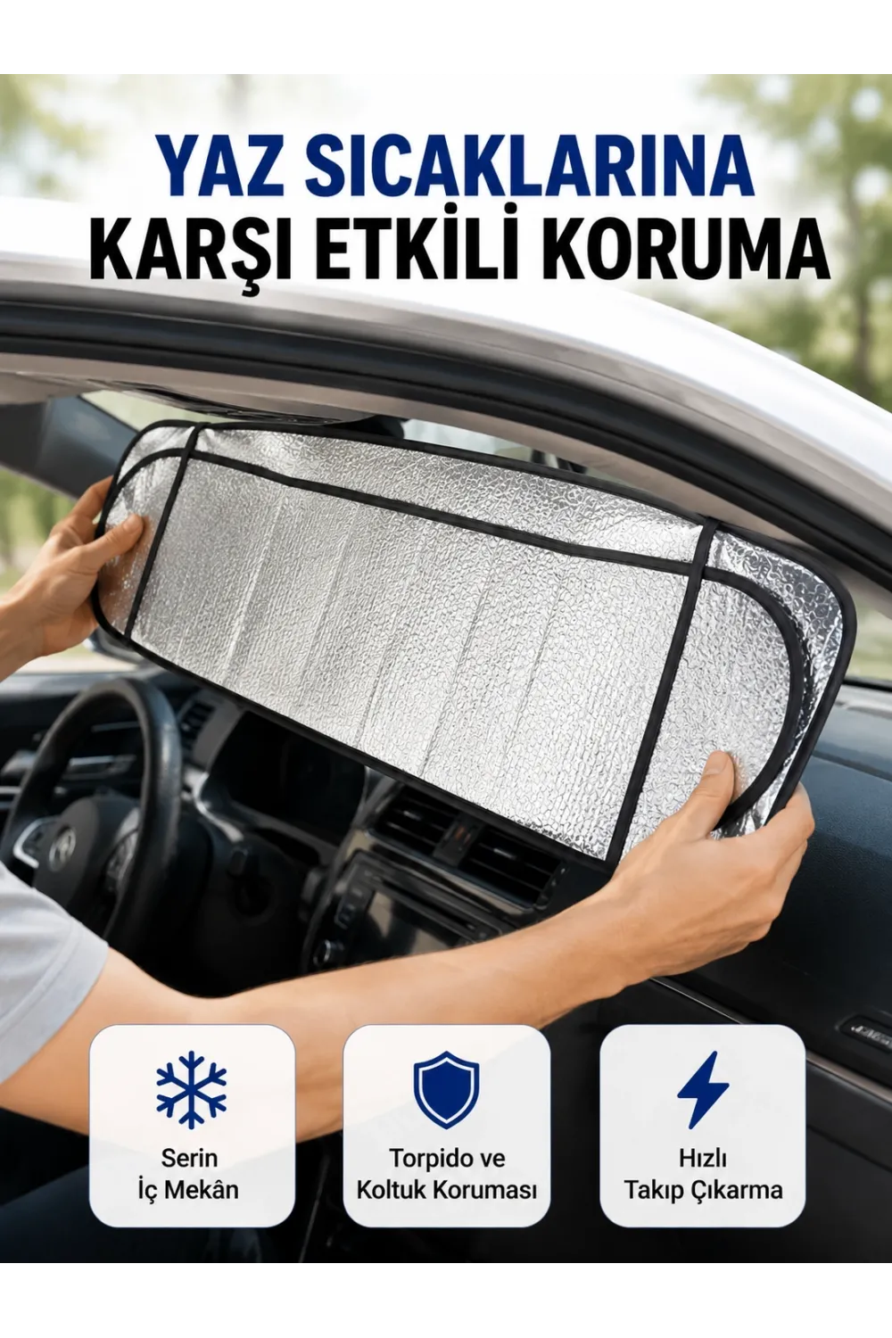 Sünger İzolasyonlu Katlanabilir Güneşlik