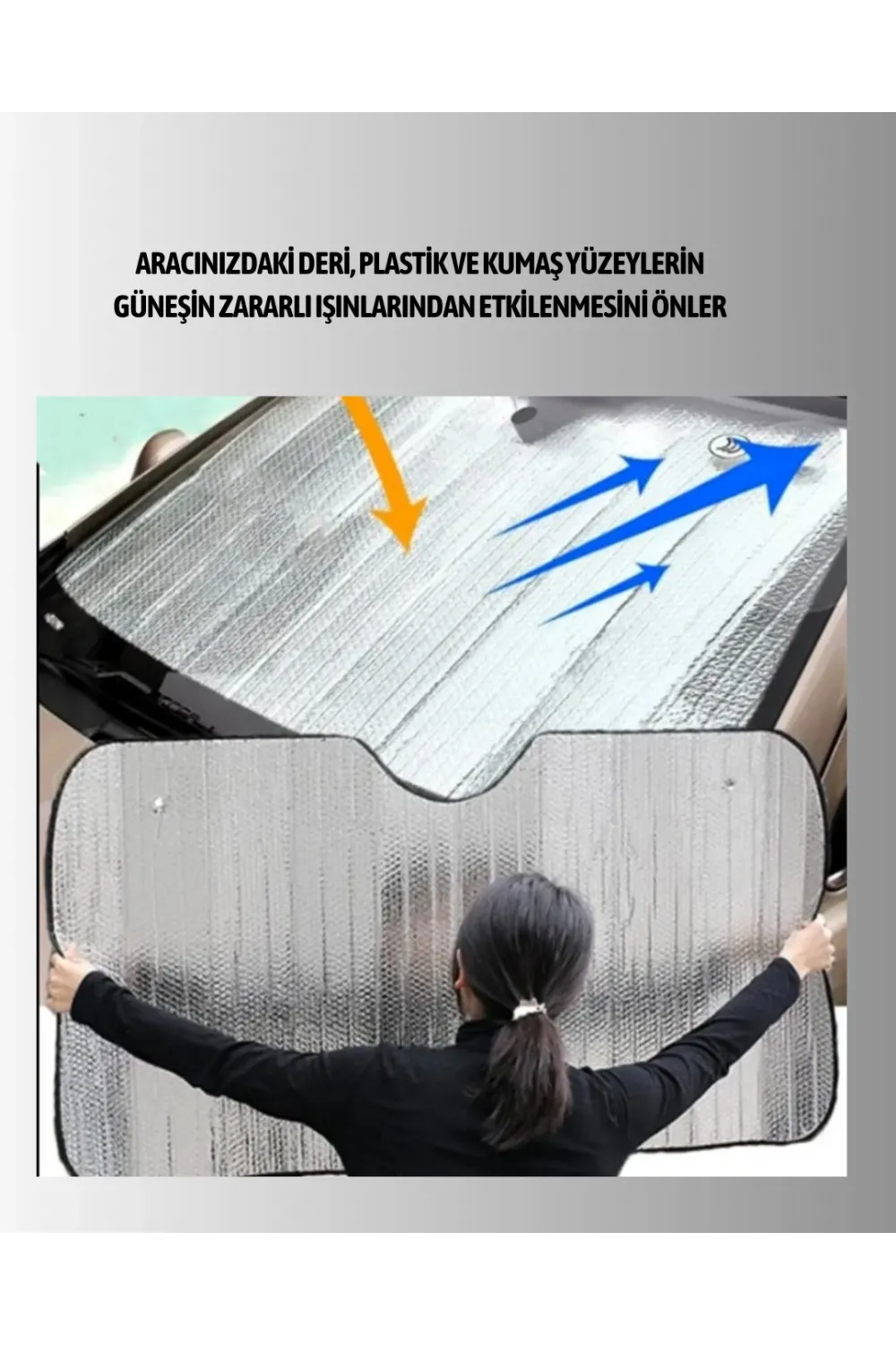 Sünger İzolasyonlu Katlanabilir Güneşlik