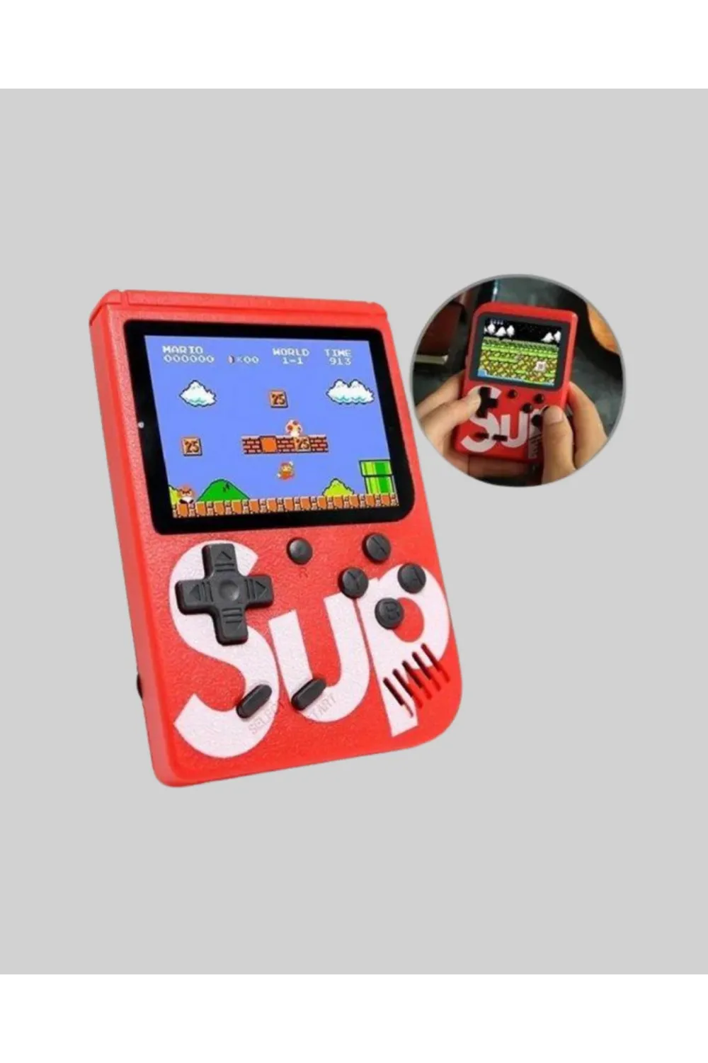 Sup Game Box El Konsolu – 500 Oyunlu, Tv Bağlantılı, 5 Saat Oyun Süresi