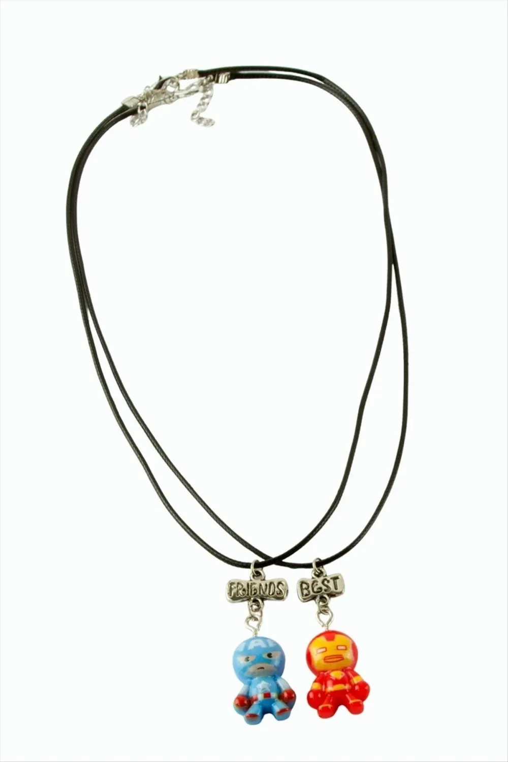 Süper Kahraman Arkadaşlık Kolyeleri (Çift Kolye)