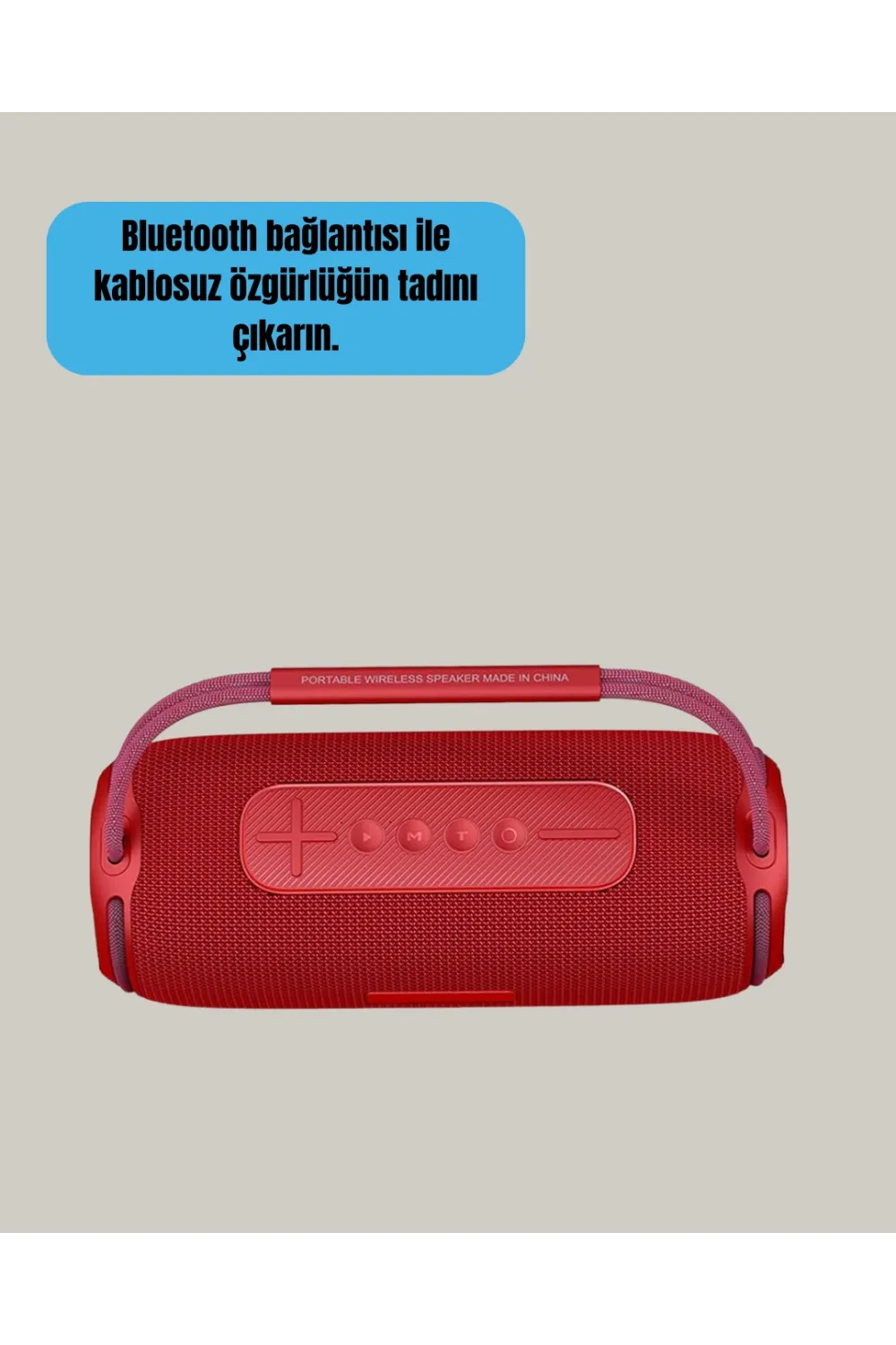 Suya Dayanıklı 20w Rgb Hoparlör Bluetooth, Usb, Sd Kart Ve Aux Girişli