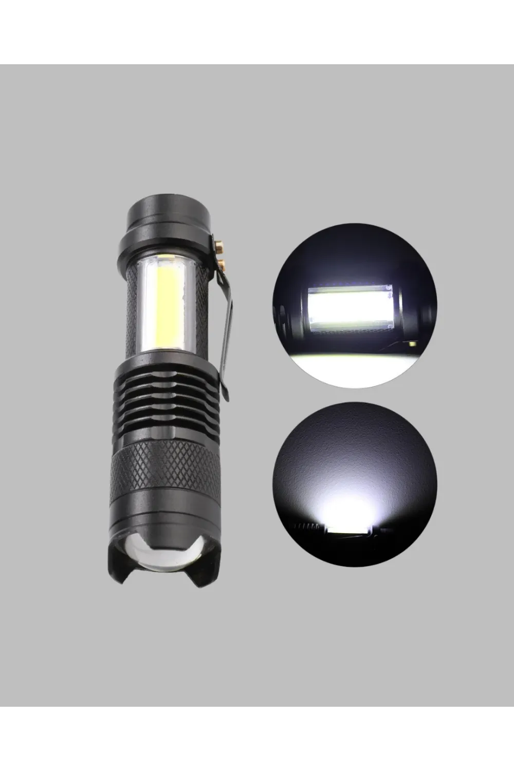 Suya Dayanıklı 4 Modlu Mini Led El Feneri
